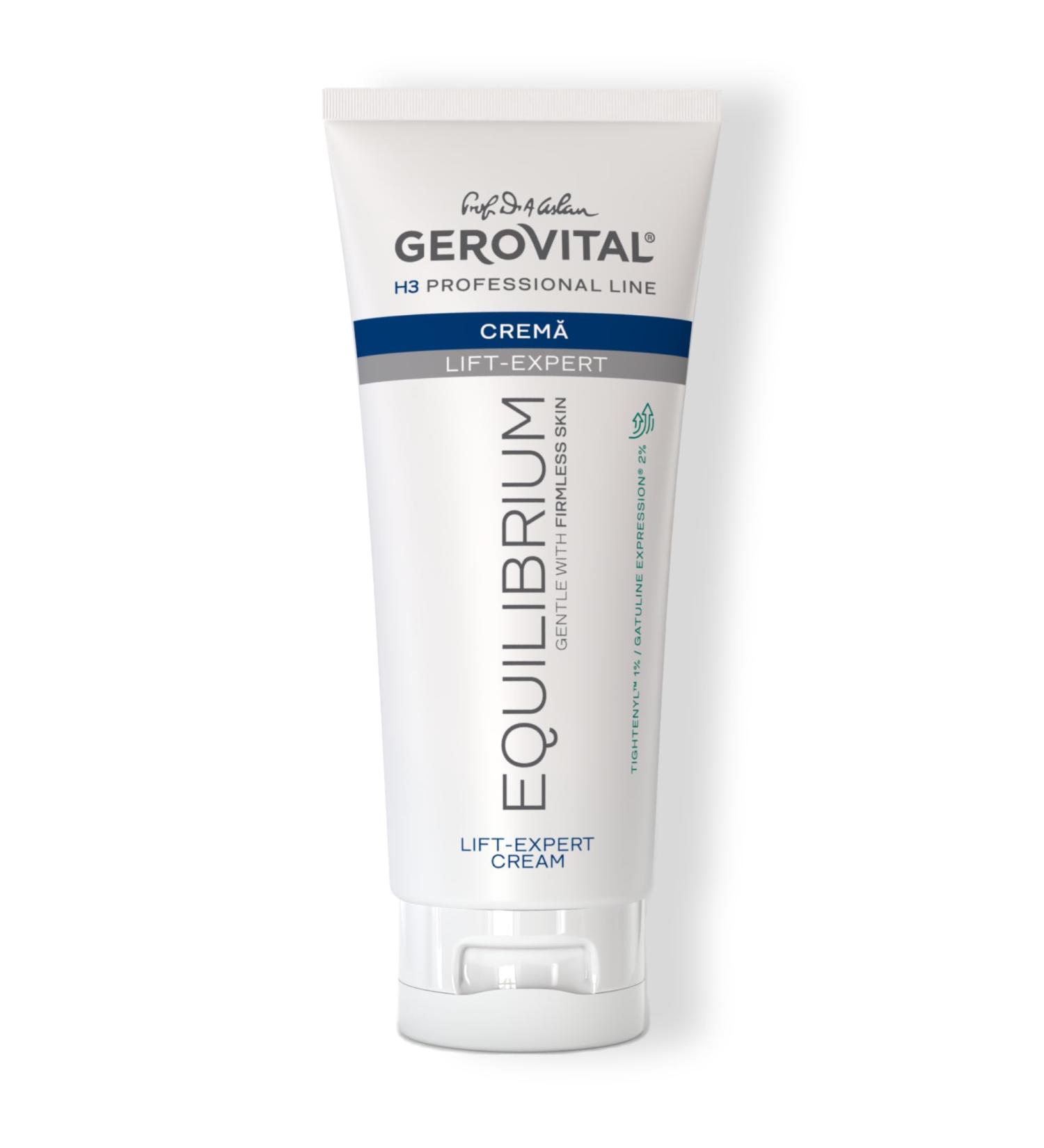 Lift-Expert Face Cream | Professional Cream for Mature Skin | Lifting Anti-Wrinkle and Regenerating Action | Gerovital H3 Equilibrium 200 ml - Buy Online on GoSupps.com