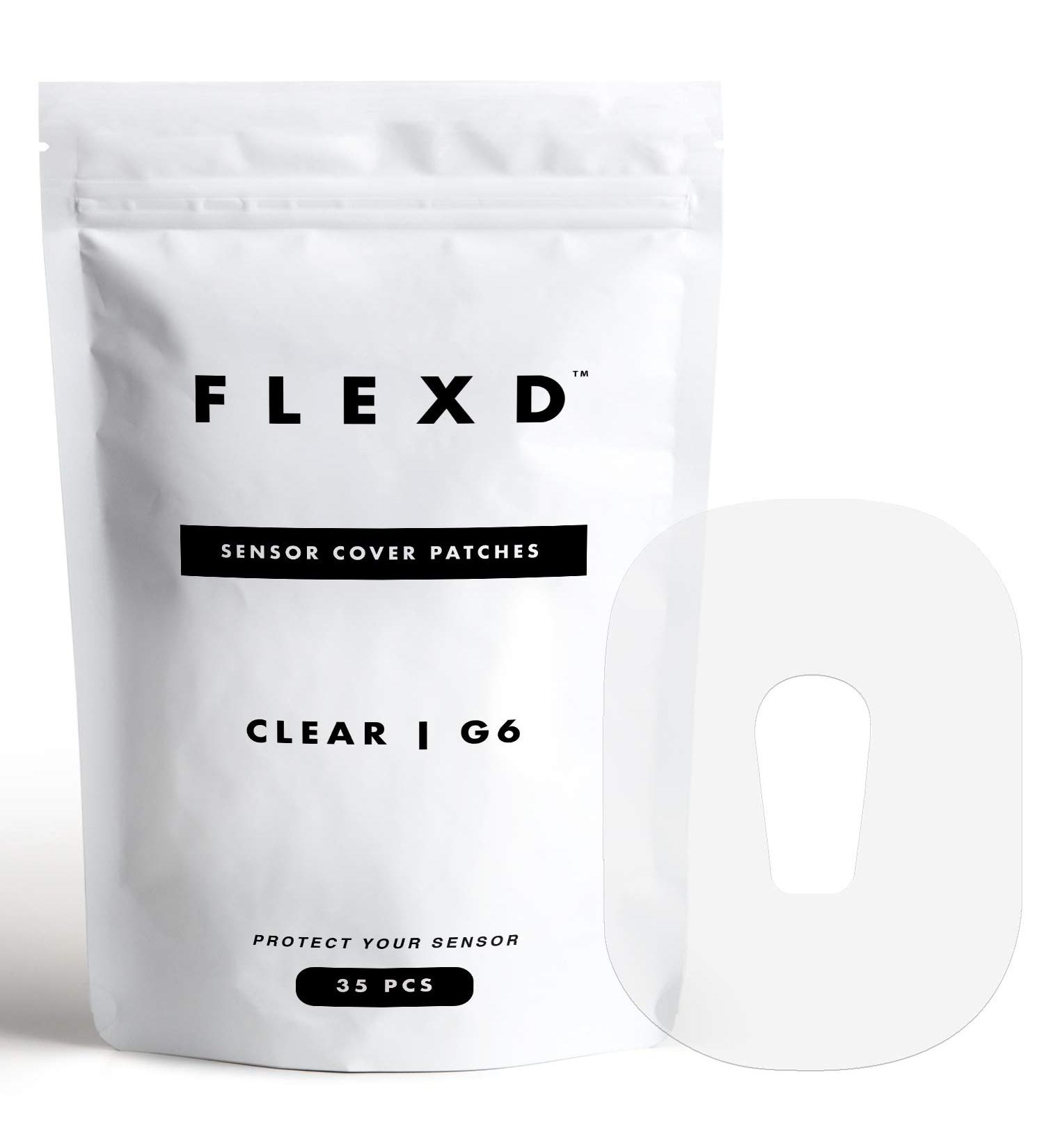 Flexd G6 Adhesive Patches (35 Pcs) - Clear, Durable, Waterproof Overpatch - Buy Online on GoSupps.com