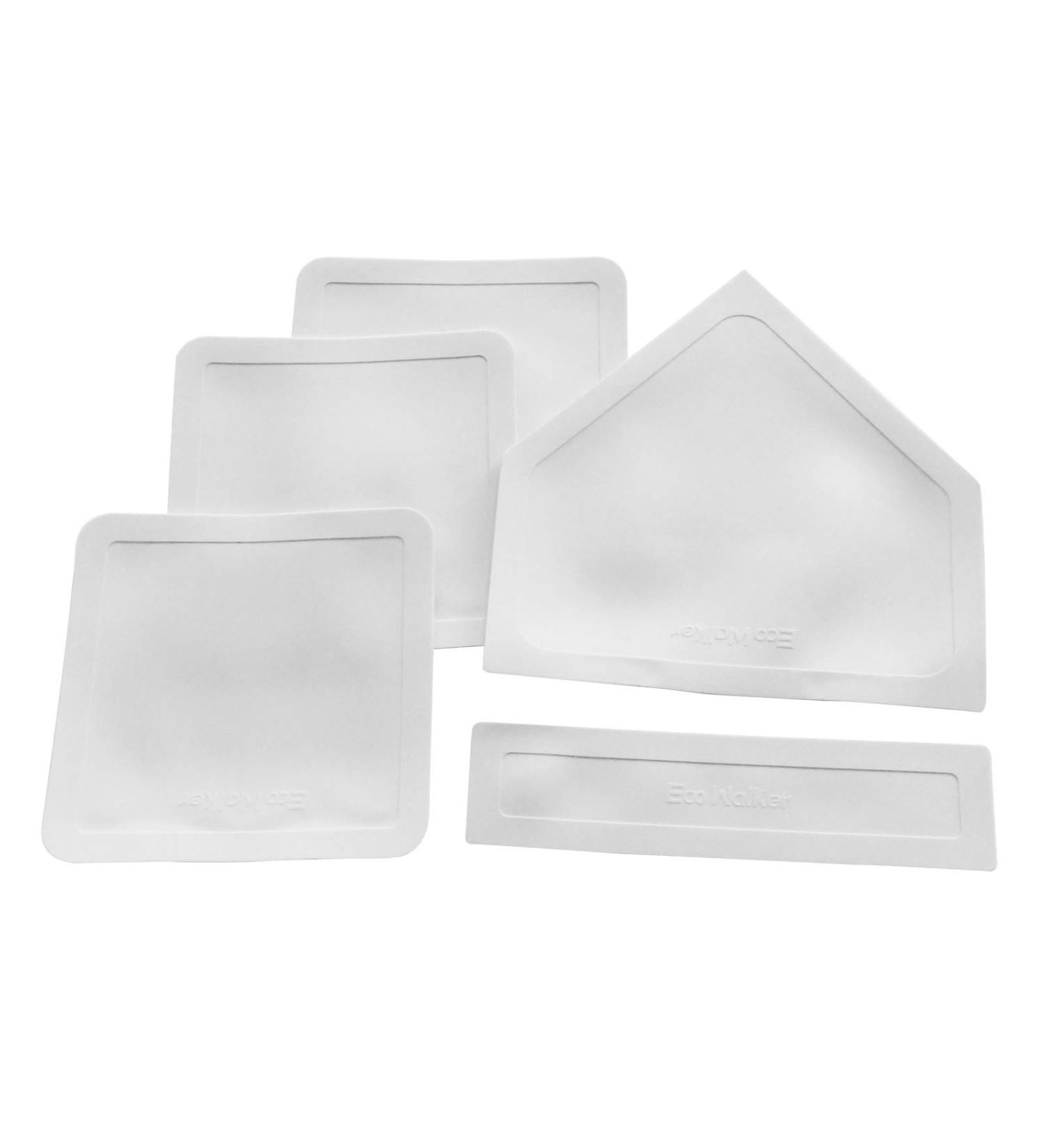 Eco Walker Thrown Down Baseball Bases - Ideal for Teeball, Softball, Kickball - Kids Backyard Practice & School - White - Buy Online on GoSupps.com