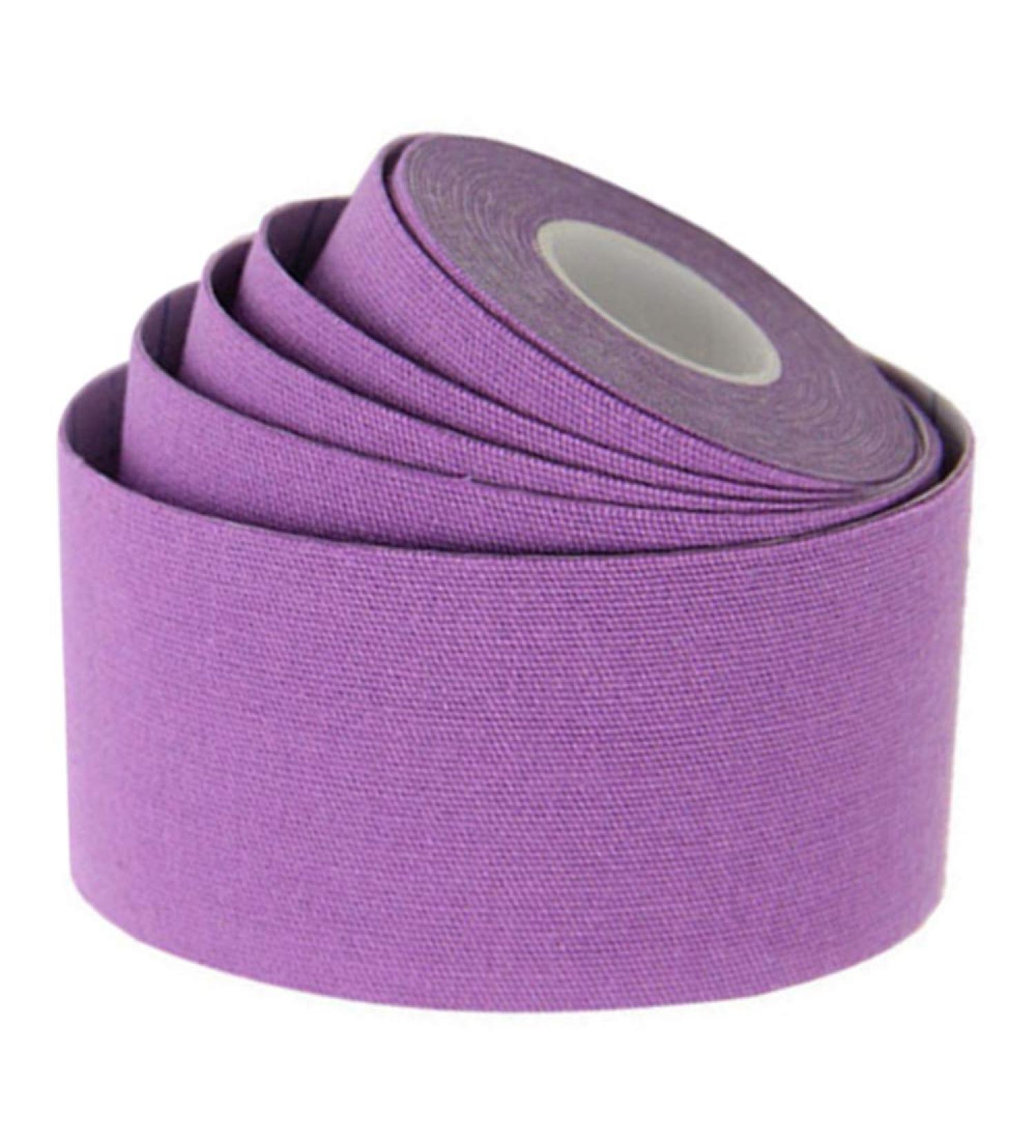 Ducahye Sport Kinesiology Tape-Sports Injury Tape for Knee Joint Muscle Support-Adhesive Kinetic Tape Tape Purple - Buy Online on GoSupps.com