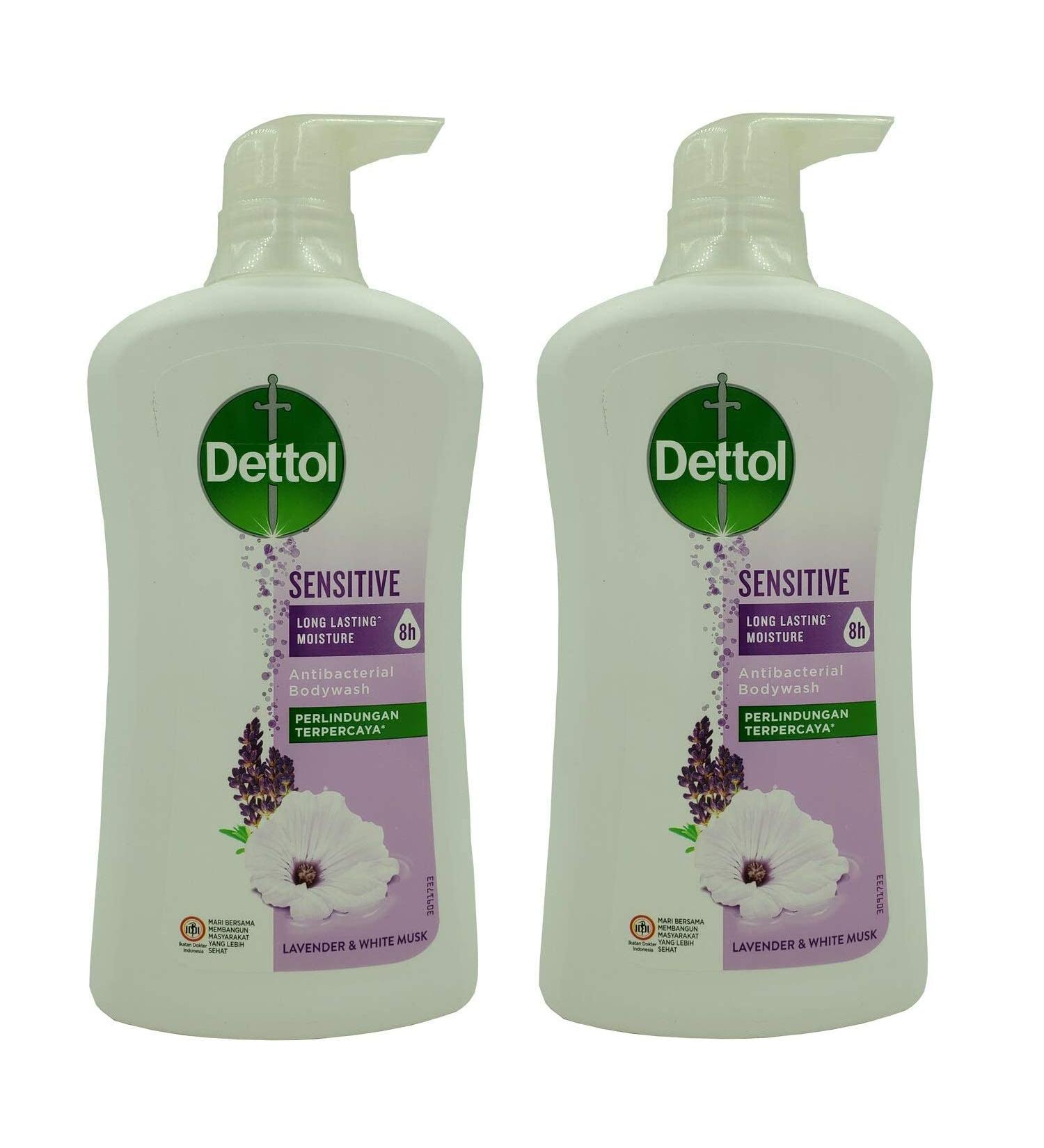 Dettol Anti Bacterial Sensitive Body Wash 21.1 Oz - Pack of 2 | Moisturizing Formula | pH-Balanced - Buy Online on GoSupps.com