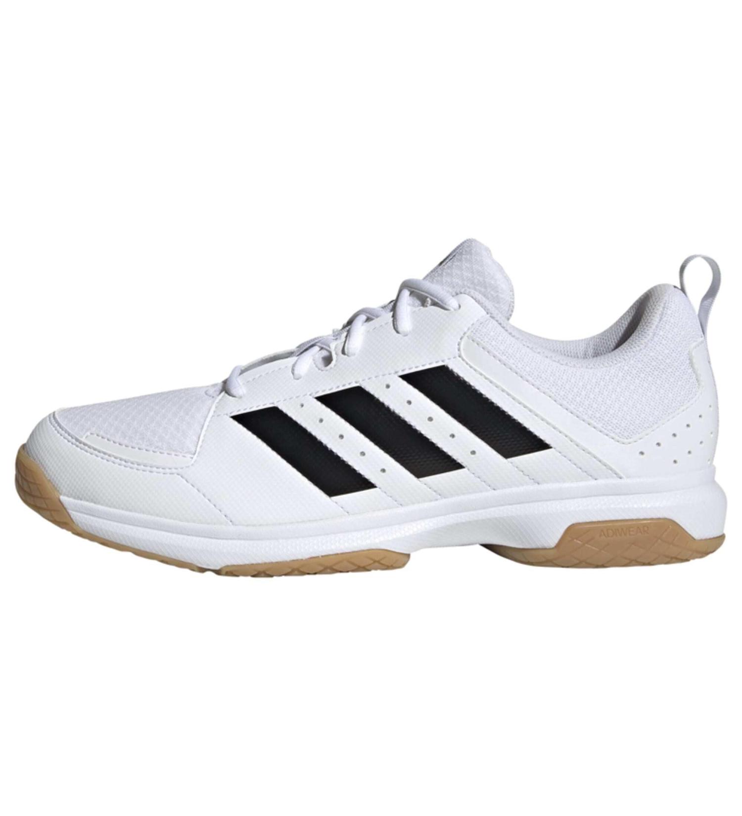 Buy adidas Men's Ligra 7 Shoes - White & Black Sneakers | Size 42 2/3 EU - International Shipping Available - Buy Online on GoSupps.com