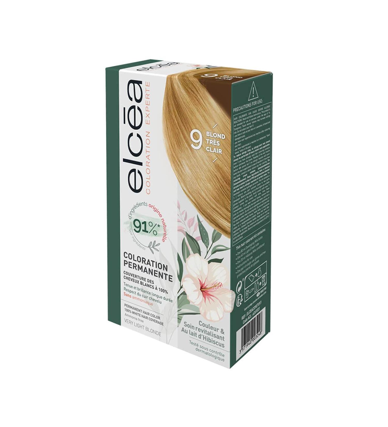 Permanent coloring Color and revitalizing care with hibiscus milk 140ml Elcea