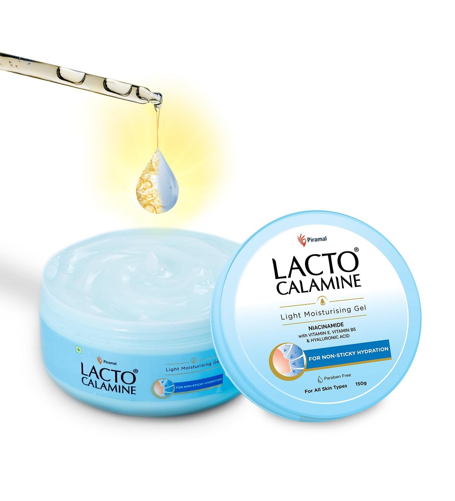 Lacto.Cala_mine Super Light Face Moisturizer | 150g | Niacinamide & Hyaluronic Acid | Ideal for Oily Skin | 300% Hydration & 90% Stronger Barrier - Shop Now - Buy Online on GoSupps.com