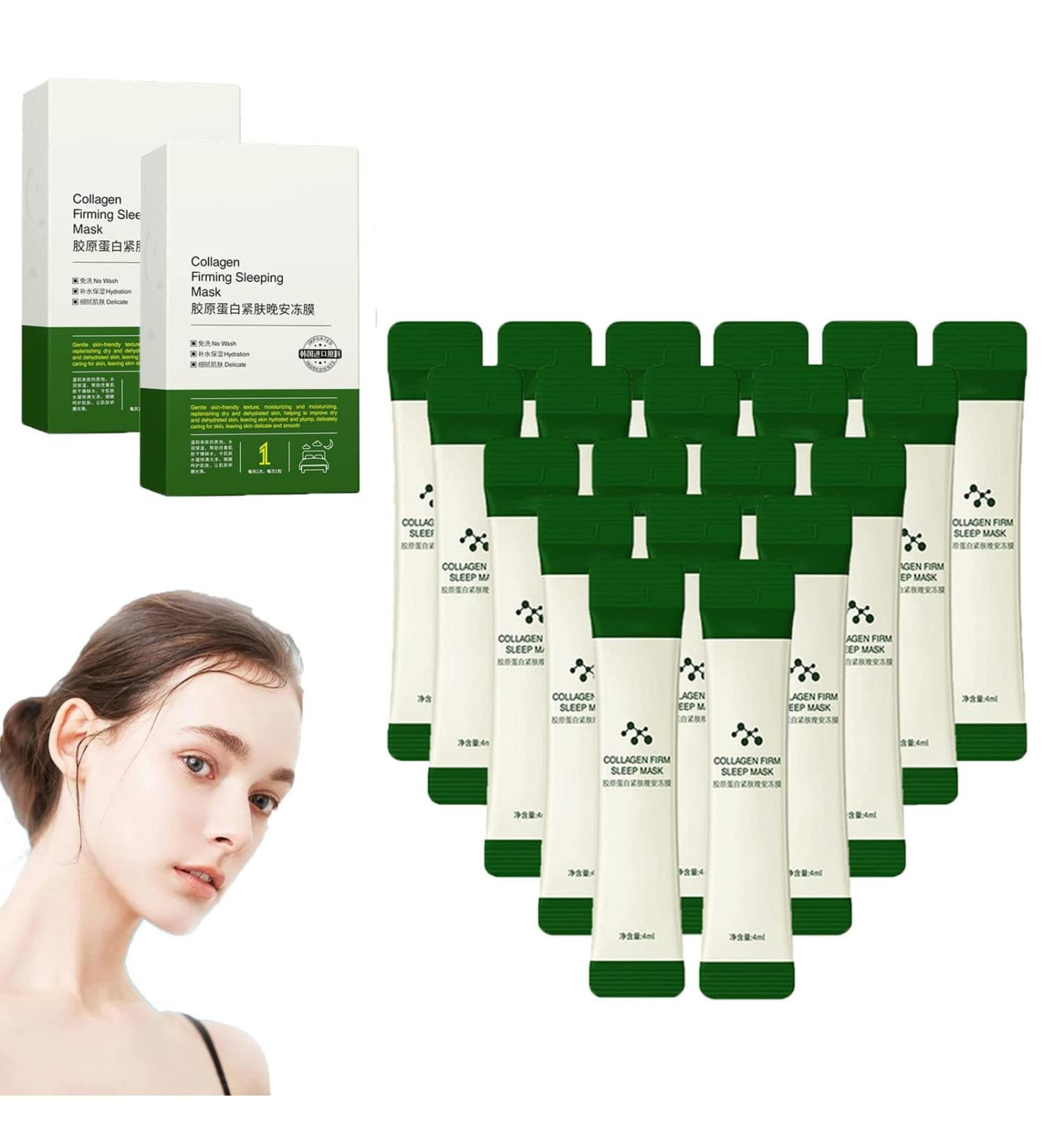 JFYY Korean Collagen Firming MaskFirming Good Night Froze FilmCollagen Firming Sleeping MaskHydrating AntiAging Face MasksMoisturizing OilControl Sleeping Mask - Buy Online on GoSupps.com