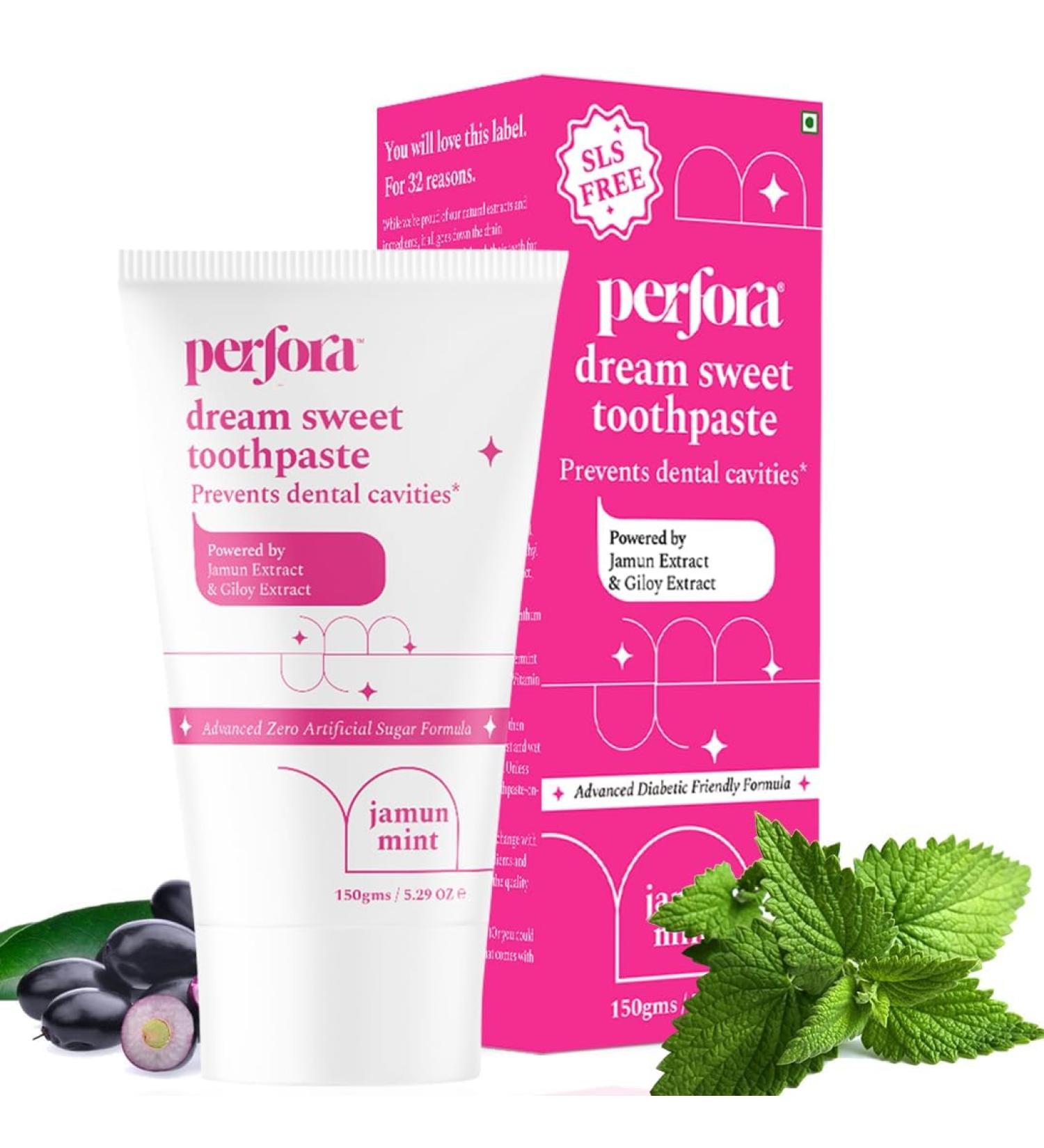 Oral Special Toothpaste for Adults - 150g Sugar Free SLS Free Cavity Protection Vegan Jamun Mint | Kids & Adults Approved - Buy Online on GoSupps.com