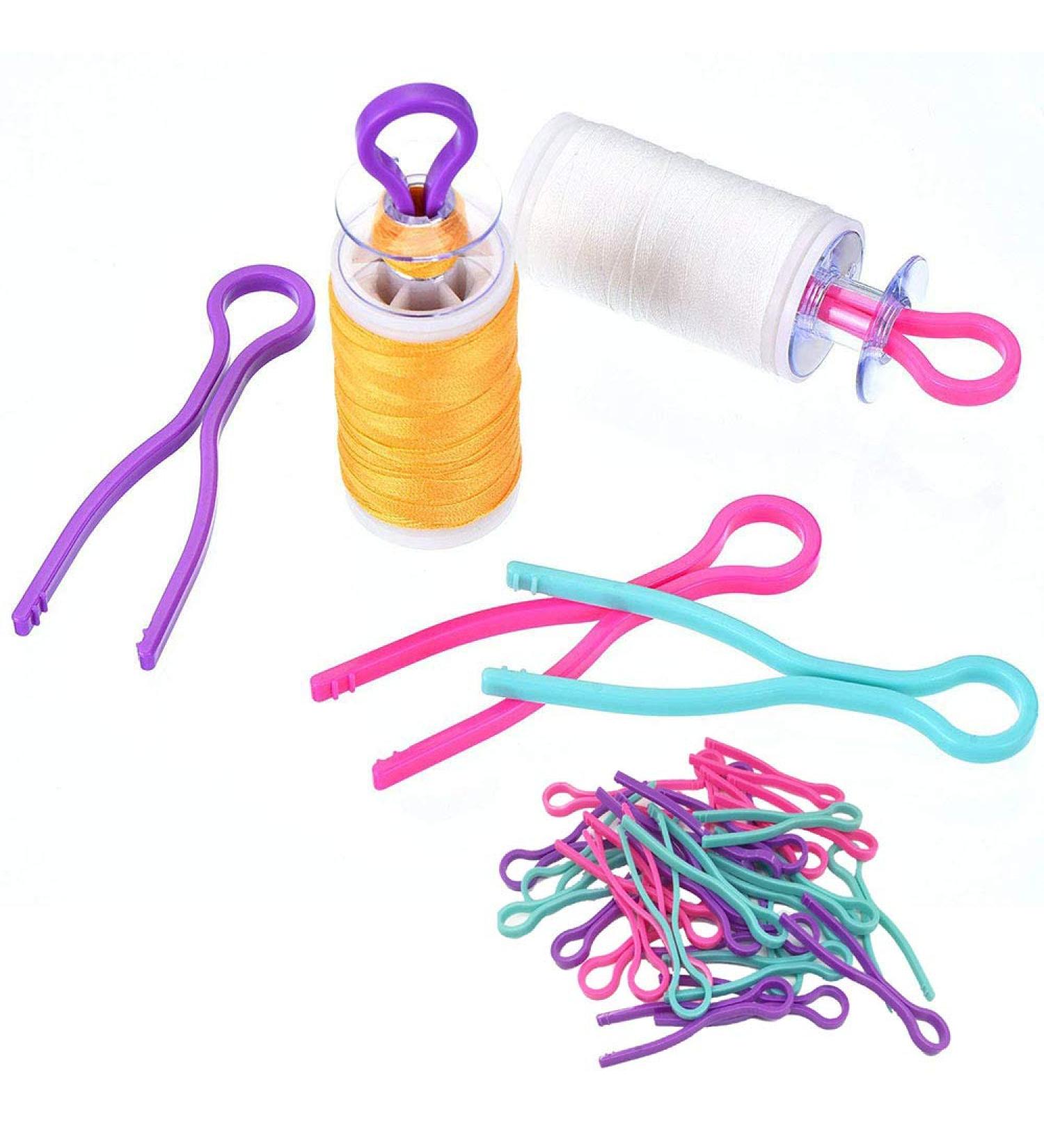 Bobbin Buddies Set of 30-Pack - Thread Holder Clips for Sewing Machine Quilting Supplies - Buy Online on GoSupps.com