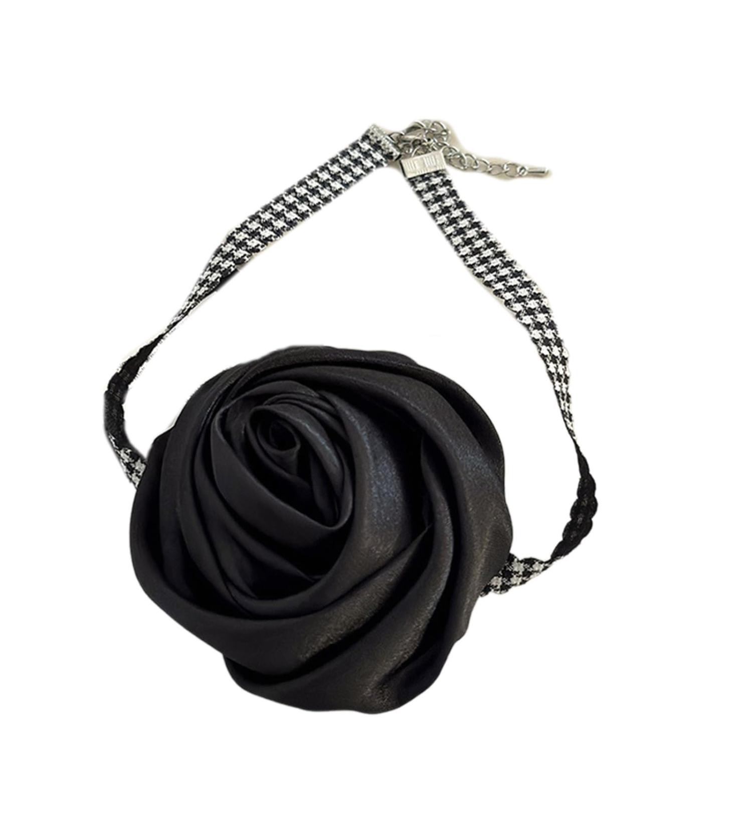 OralGos Bohemian Rose Necklace - Stylish Choker Clavicle Chain for Women | Trendy Jewelry Gift - Buy Online on GoSupps.com