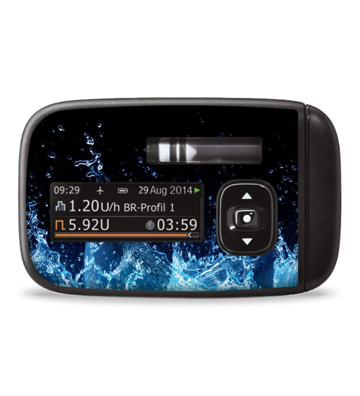 Sticker for Accu-Chek Insight insulin pump water myDili Diabetes
