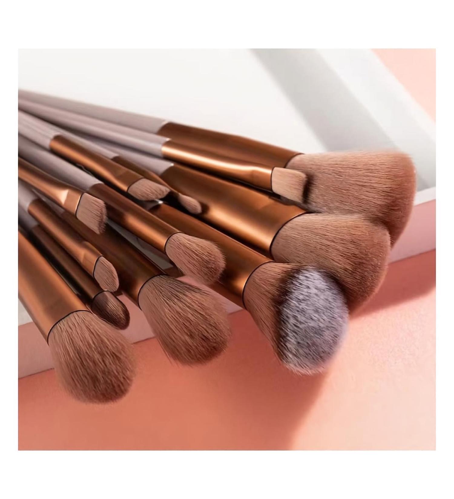 ZBJBinCH Face Powder Brush Plastic Handle Cosmetic Brushes Kit Multifunctional Beauty Tool Set for Professional Makeup Artist - Buy Online on GoSupps.com