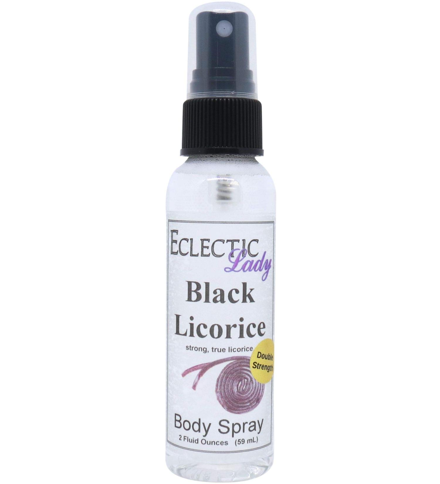 Black Licorice Body Spray (Double Strength) 2 ounces Body Mist for Women with Clean Light & Gentle Fragrance Long Lasting Perfume with Comforting Scent for Men & Women Cologne with Soft Subtle 2 Fluid Ounces (Double Strength) - Buy Online on GoSupps.com