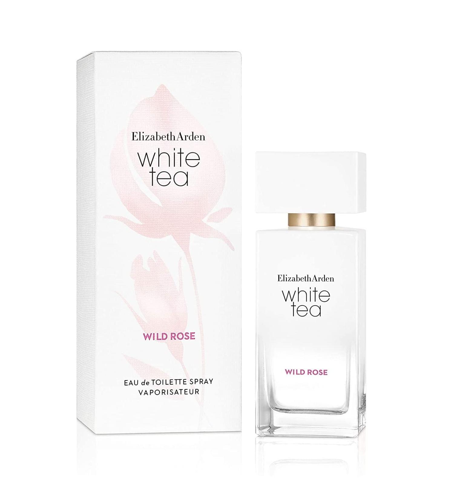 Elizabeth Arden White Tea Eau De Toilette Women's Perfume Spray Floral Woody Scent Wild Rose 1.7 Fl Oz (Pack of 1) - Buy Online on GoSupps.com