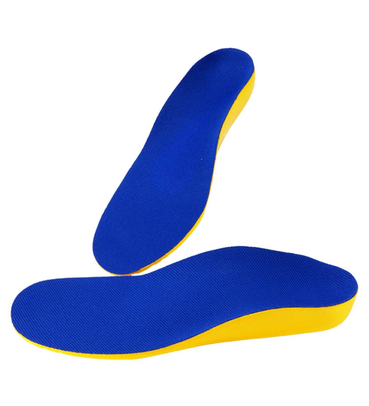 Buy Brooks Women s PU Insoles - Arch Support Breathable Orthotic Inserts for Plantar Relief - Blue & Yellow - International Shipping - Buy Online on GoSupps.com