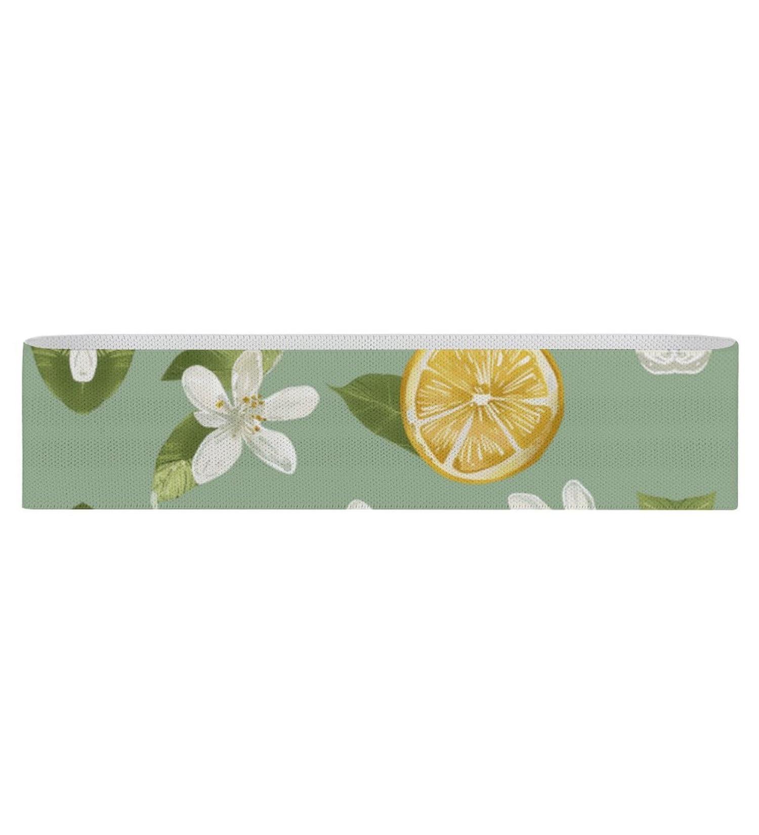 Buy Lemon Slices Printed Resistance Bands - Elastic Fitness & Leg Bands for Effective Workout - Buy Online on GoSupps.com