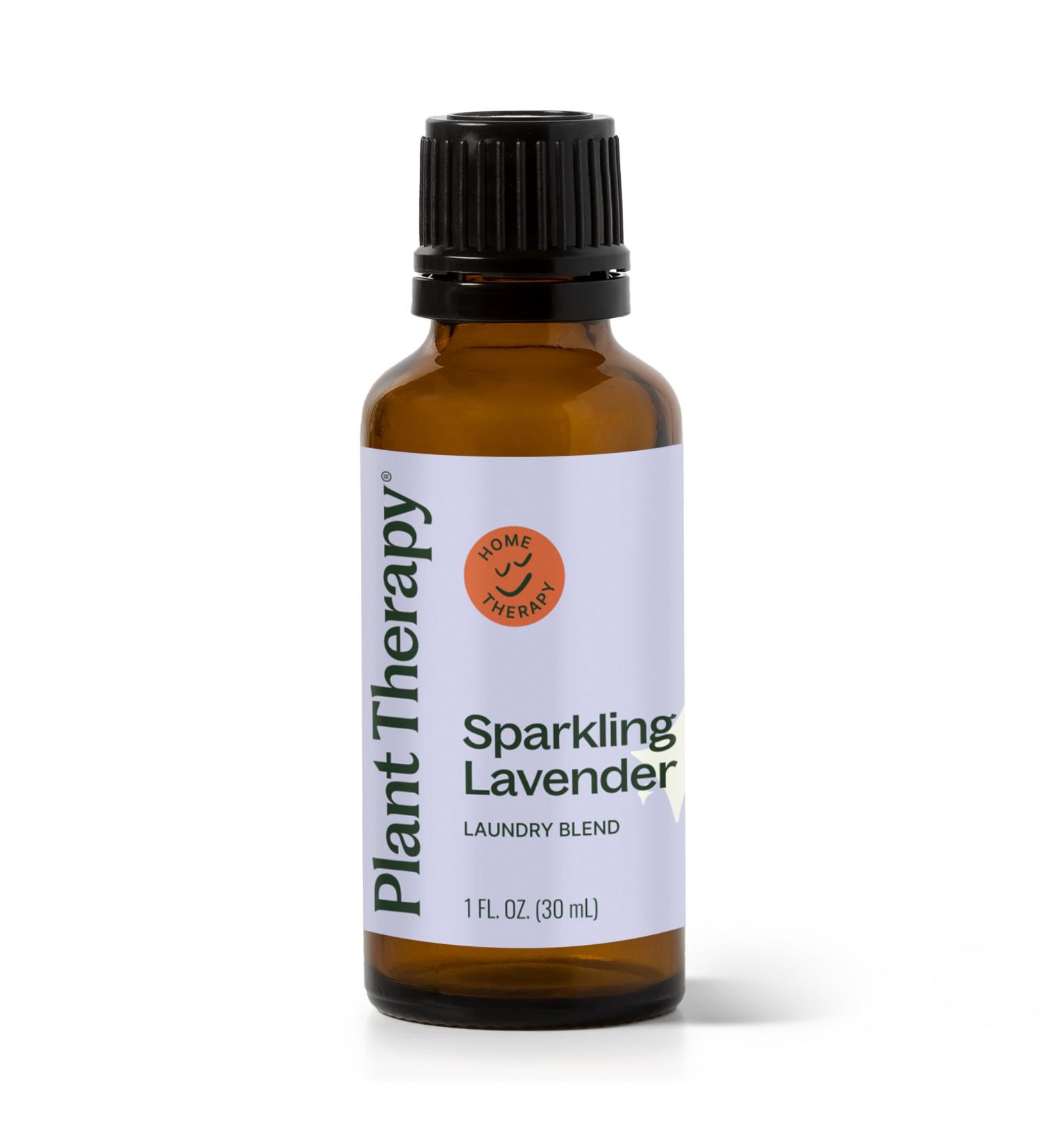 Plant Therapy Sparkling Lavender Laundry Essential Oil Blend 30 mL (1 oz) Pure Undiluted Wash Fragrance and Scent Enhancer - Buy Online on GoSupps.com