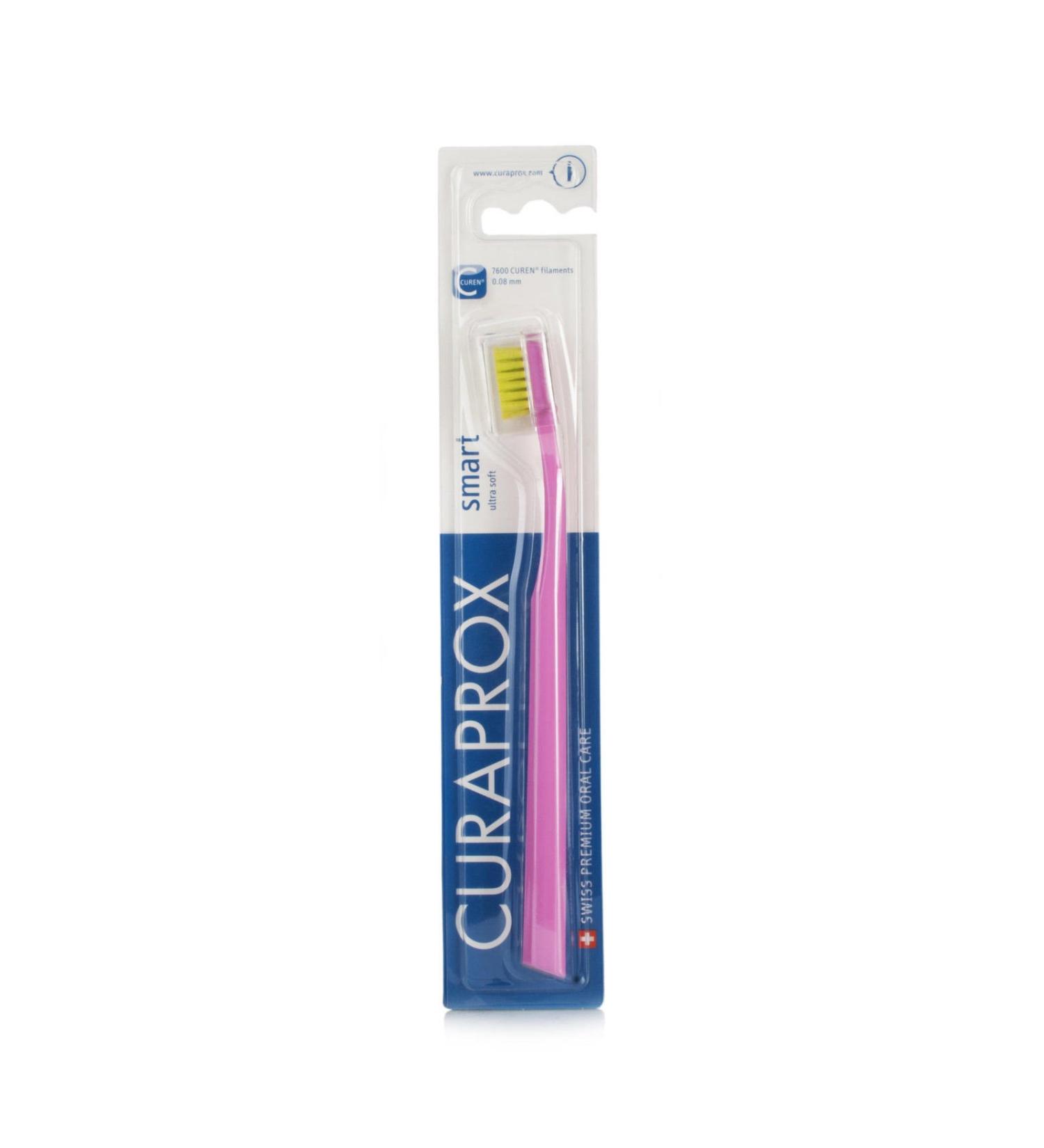 Smart children & adults with small mouths toothbrush ultra soft 6 high -quality brushes better tooth cleaning softer feeling Curaprox 7600 Ultra Soft Smart.