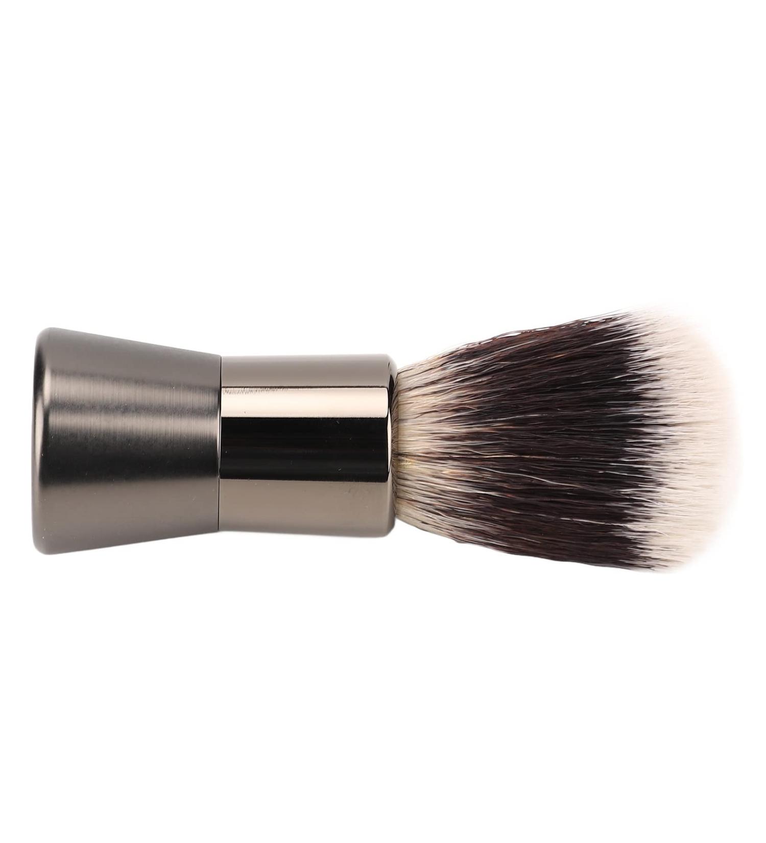 Ergonomic Razor Brush | Professional Beard-Shaving Brush with Safe Aluminum Alloy Handle | Ideal for Home & Travel Facial Care - Buy Online on GoSupps.com