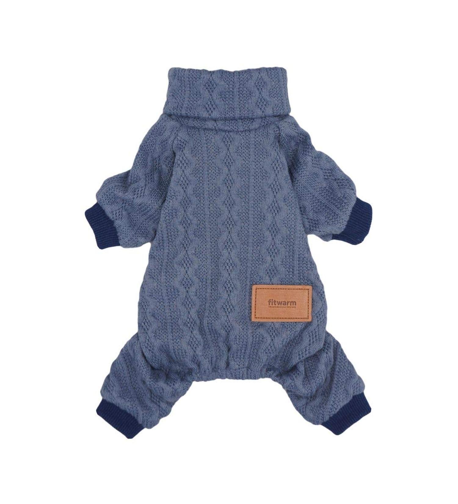 Fitwarm Turtleneck Knitted Dog Sweater Winter Outfit - Pet Coats & Cat Clothes - Buy Online on GoSupps.com