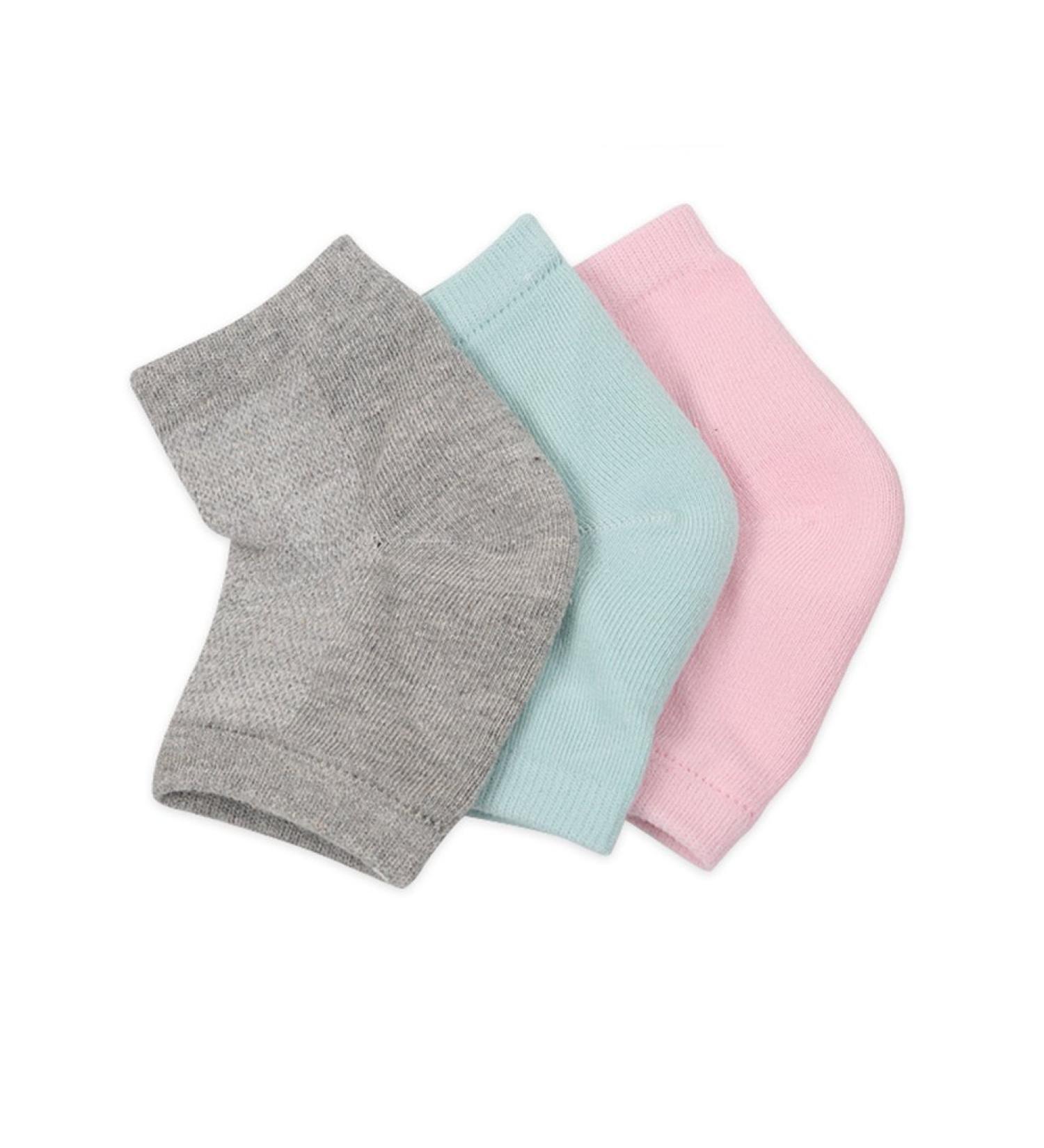Frcolor Moisturizing Gel Heel Socks - 3 Pairs of Silicone Socks for Dry Cracked Heels | International Shipping - Buy Online on GoSupps.com