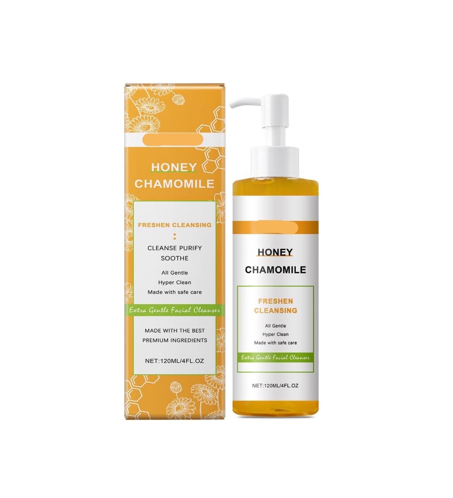 Chamomile Moisturizing Facial Cleanser - Gentle Pore Cleansing Deep Hydration Non-Greasy For All Seasons Improves Skin Smoothness(1PCS) - Buy Online on GoSupps.com