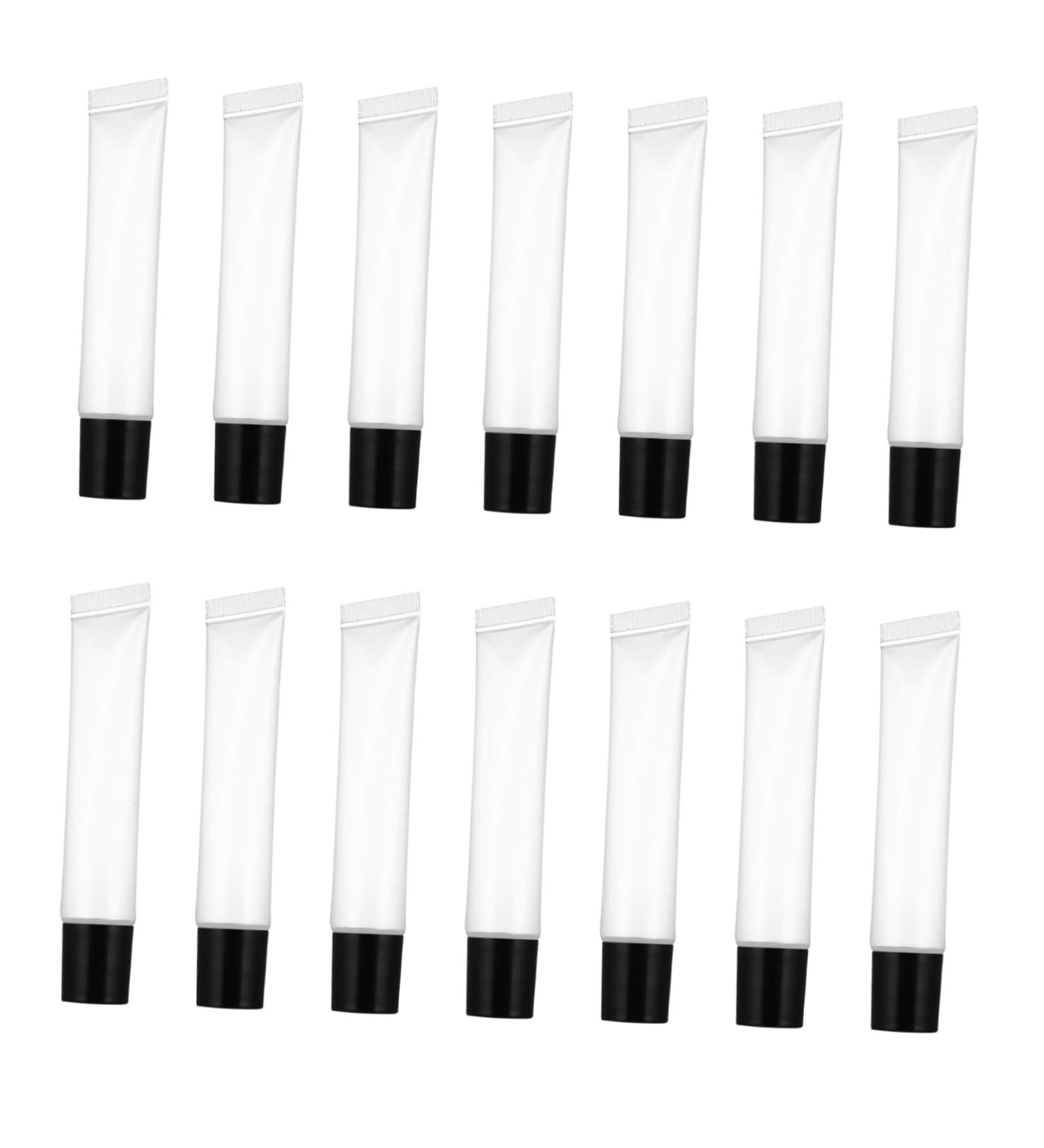  HONMEET Pack of 50 x 15ml Tubes of Waterproof and Sealed Travel Lip Gloss - Buy Online on GoSupps.com