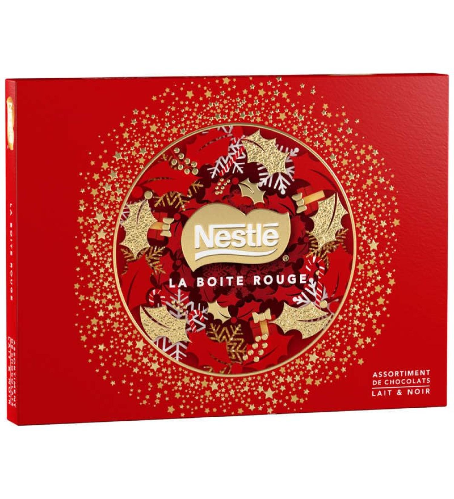 Nestl La Boite Rouge Assortiment Chocolats Lait & Noir 198g