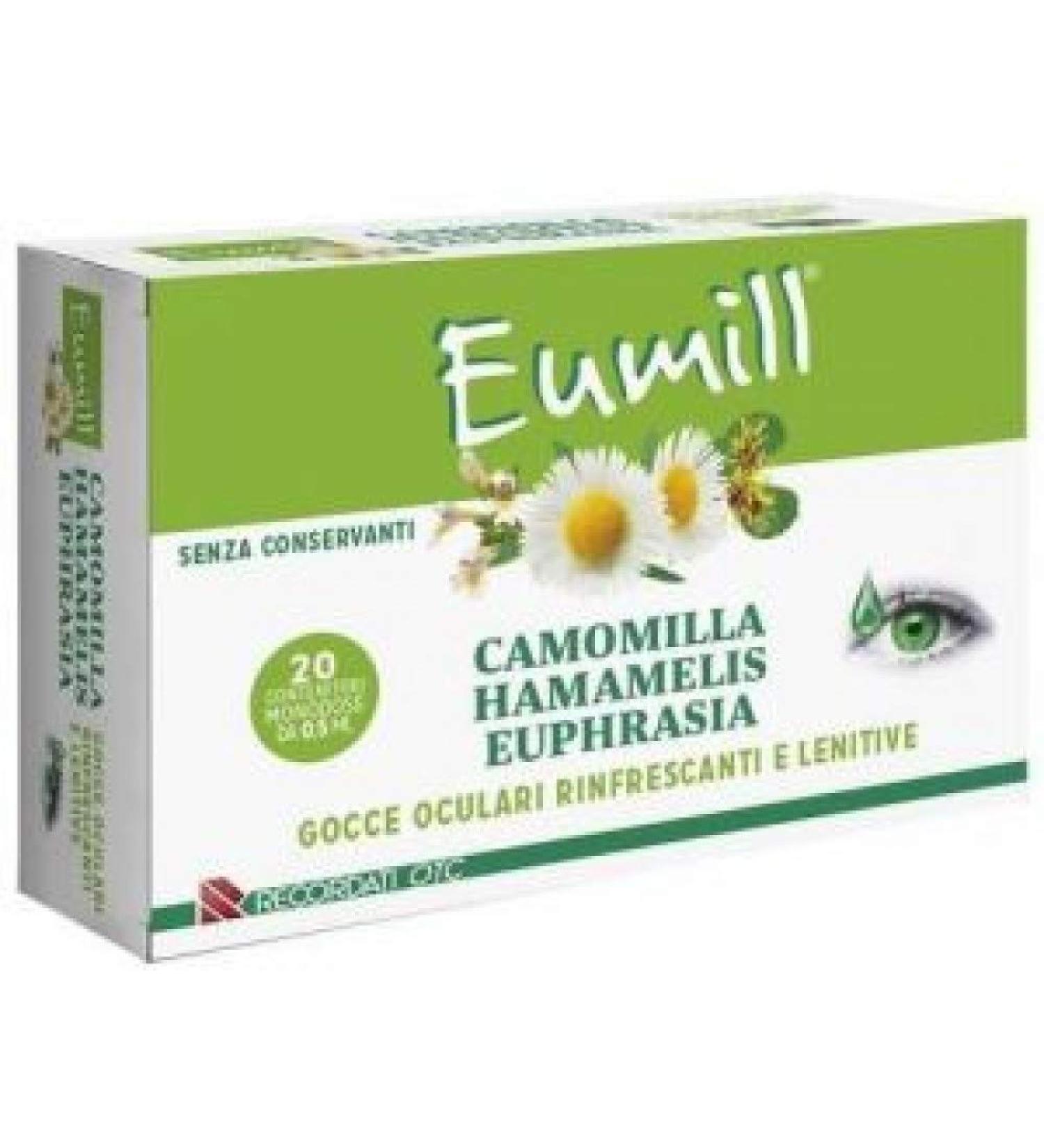 Eumill Eumill Soothing Cooling Eye Drops Pack of 20 single-dose containers of 0.5 ml