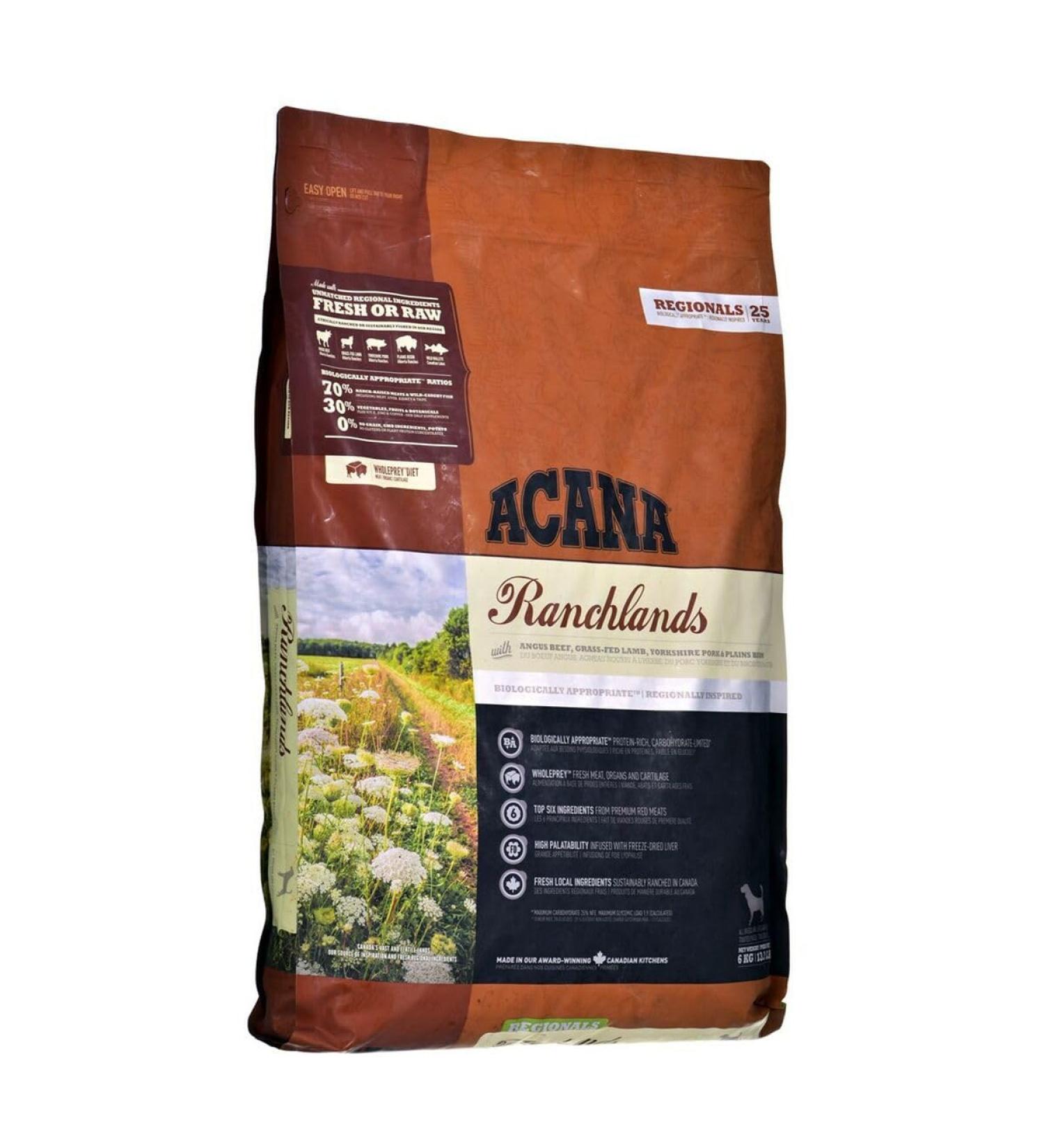 Acana Ranchland Dog Food 6 kg