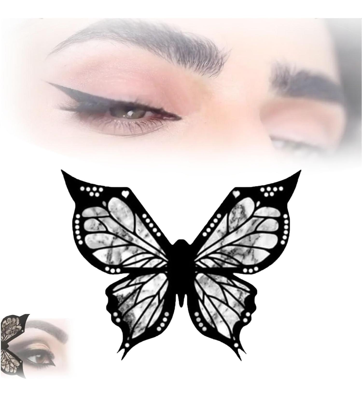 Butterfly Eyeliner Stencil Butterfly Stencil For Eyeliner Butterfly Eyeliner Stamp Eyeliner Stamp Tool Winged Eyeliner Stamp Eyeliner Stencils For Eyes Wing Reusable Flexible Eyeliner Stencil Stamp (1) - Buy Online on GoSupps.com