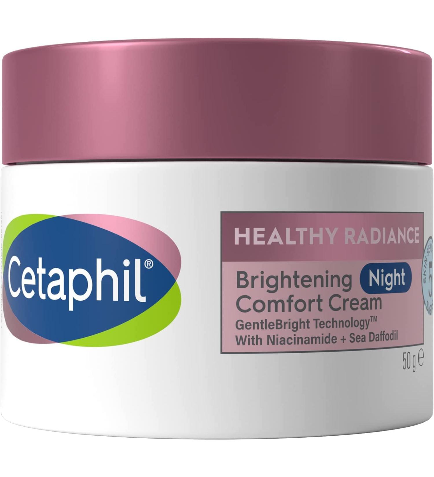 Cetaphil Night Cream 50g with Niacinamide | Healthy Radiance Face Brightening Moisturizer for Hyperpigmentation - Buy Online on GoSupps.com