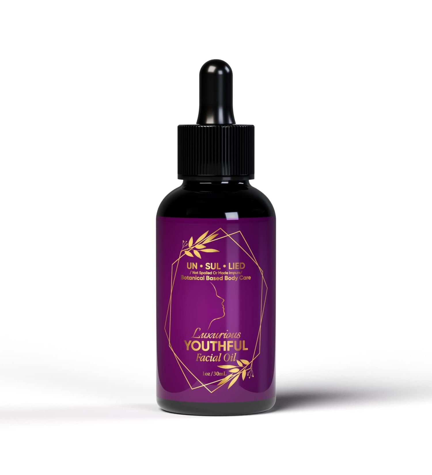 YOUTHFUL Luxury Facial Oil - Neroli Sandalwood & Helichrysum - Moisturizing & Toning for Even Complexion (1oz) - Shop Internationally - Buy Online on GoSupps.com