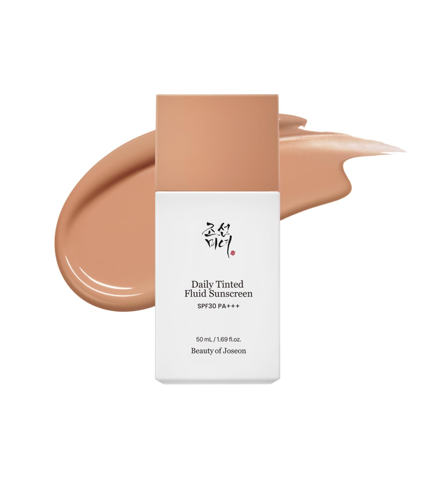 Beauty of Joseon Daily Tinted Fluid Sunscreen 12 Shades for Face Moisturizing Broad Spectrum SPF 30 Korean Skincare 50ml #MP200 - Buy Online on GoSupps.com