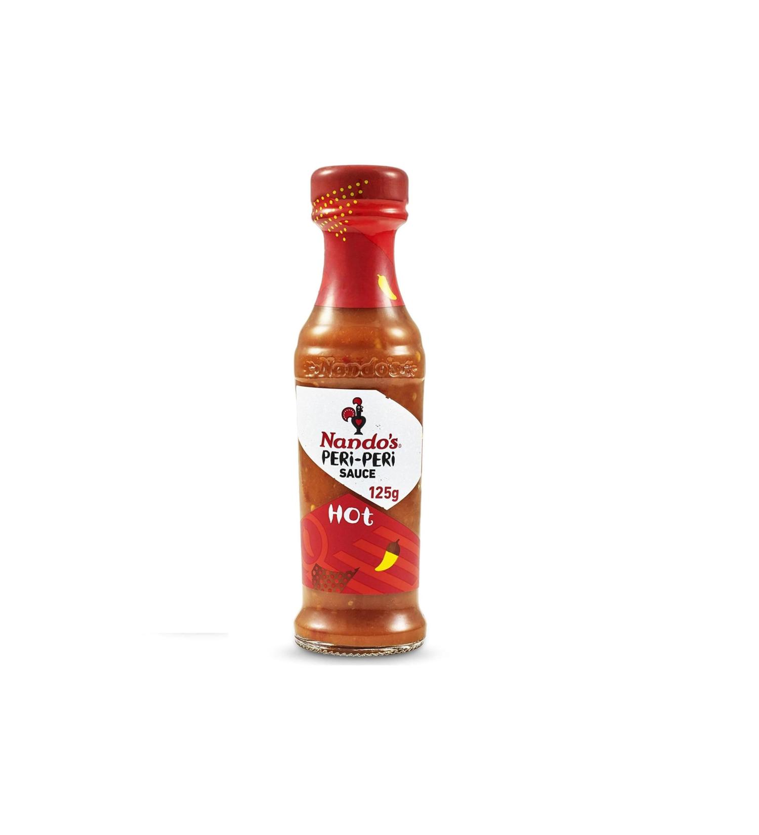 Nando's Hot Peri Peri Sauce 125g Box of 6-Fd