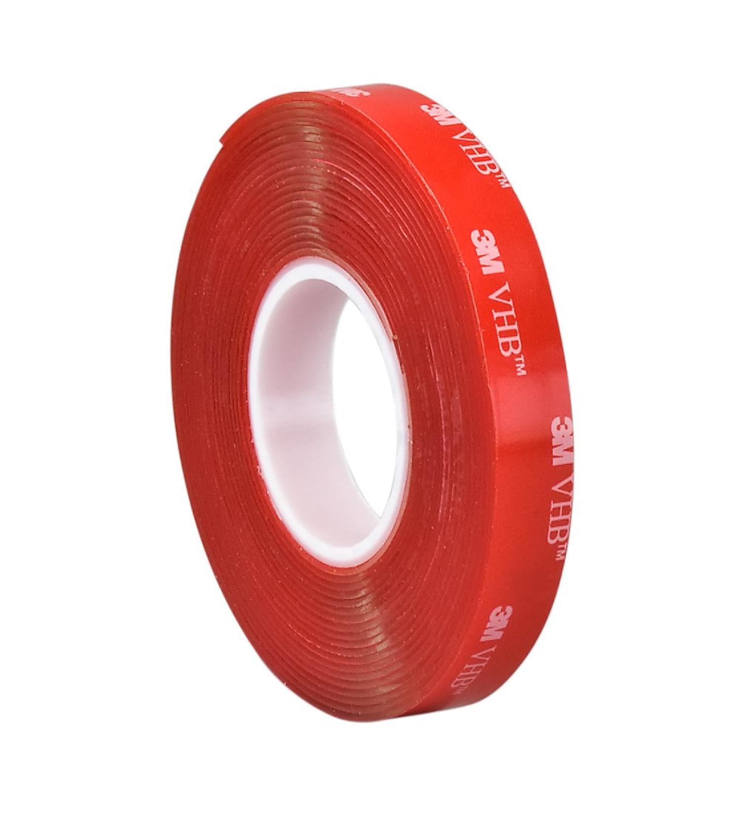 3M VHB 4910 Heavy Duty Mounting Tape - 0.75 in. x 15 ft. Transparent Double Sided Tape Roll. Tapes and Adhesives 0.040 Inches 0.75 inches 5 Yards Clear 1 - Buy Online on GoSupps.com