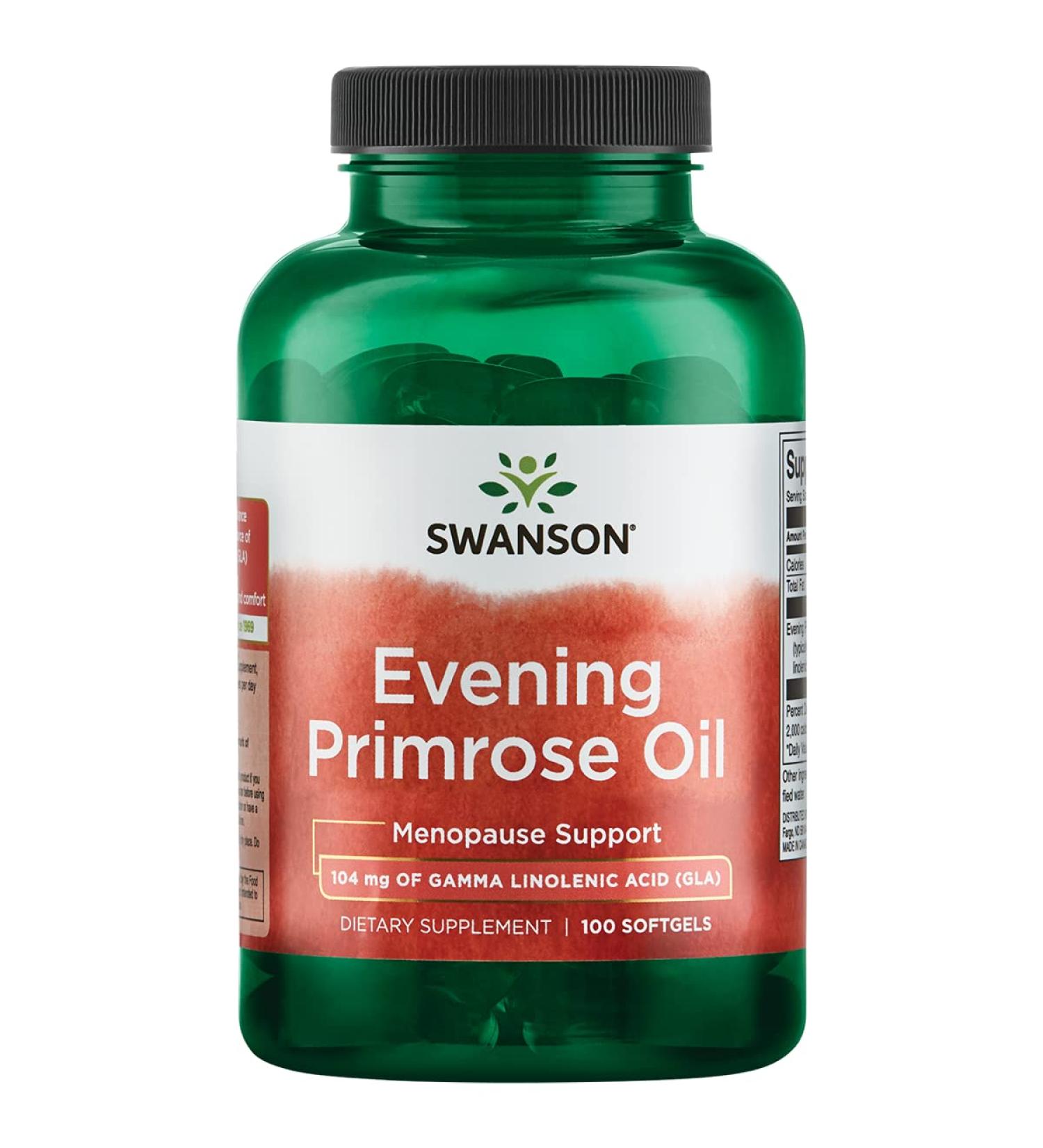 Swanson Evening Primrose Oil 1300mg (Omegatru) - 100 Softgels - Buy Online on GoSupps.com