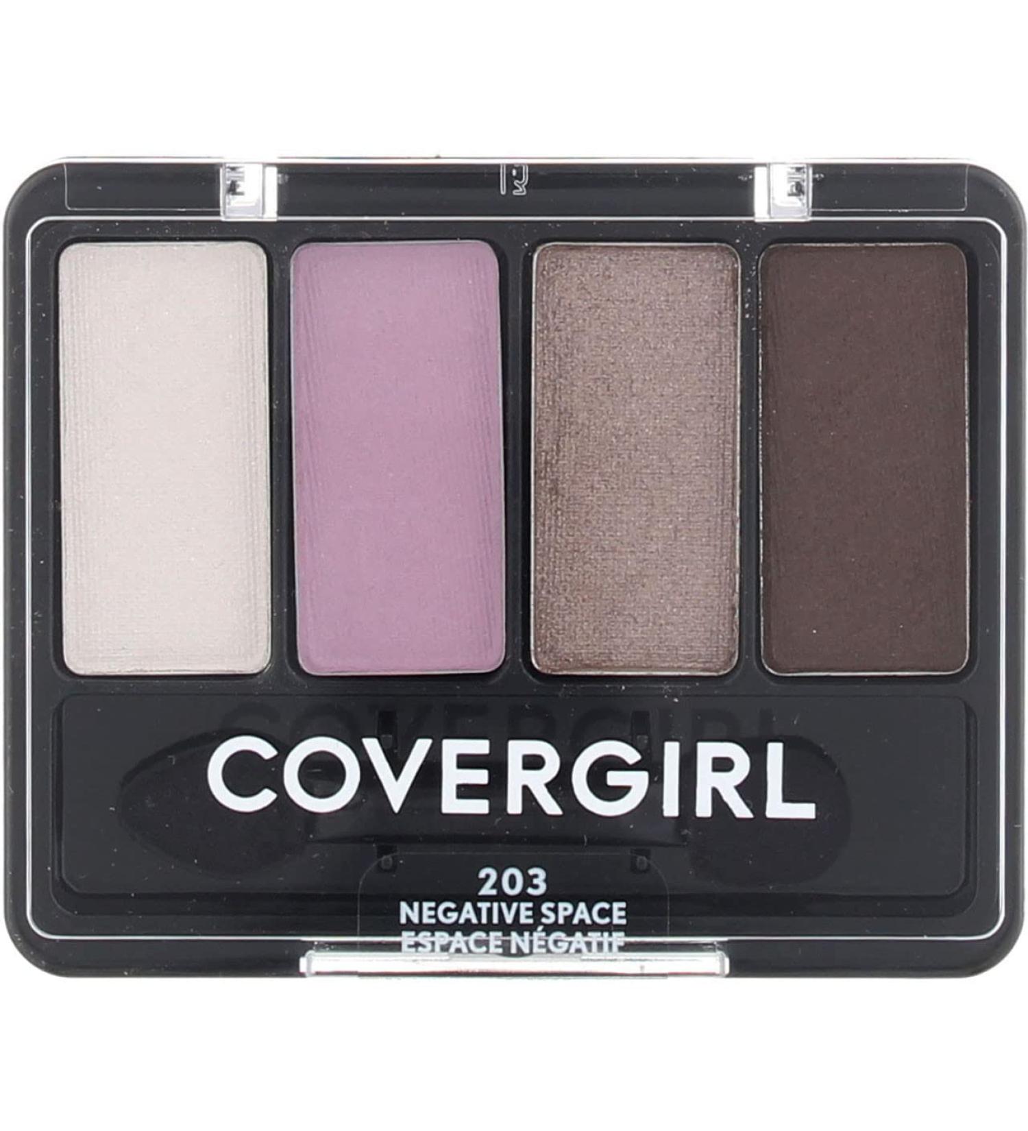COVERGIRL Eye Enhancers Eyeshadow Kit - Negative Space - 4 Colors - 4 Shadows - 1 Count - Buy Online on GoSupps.com