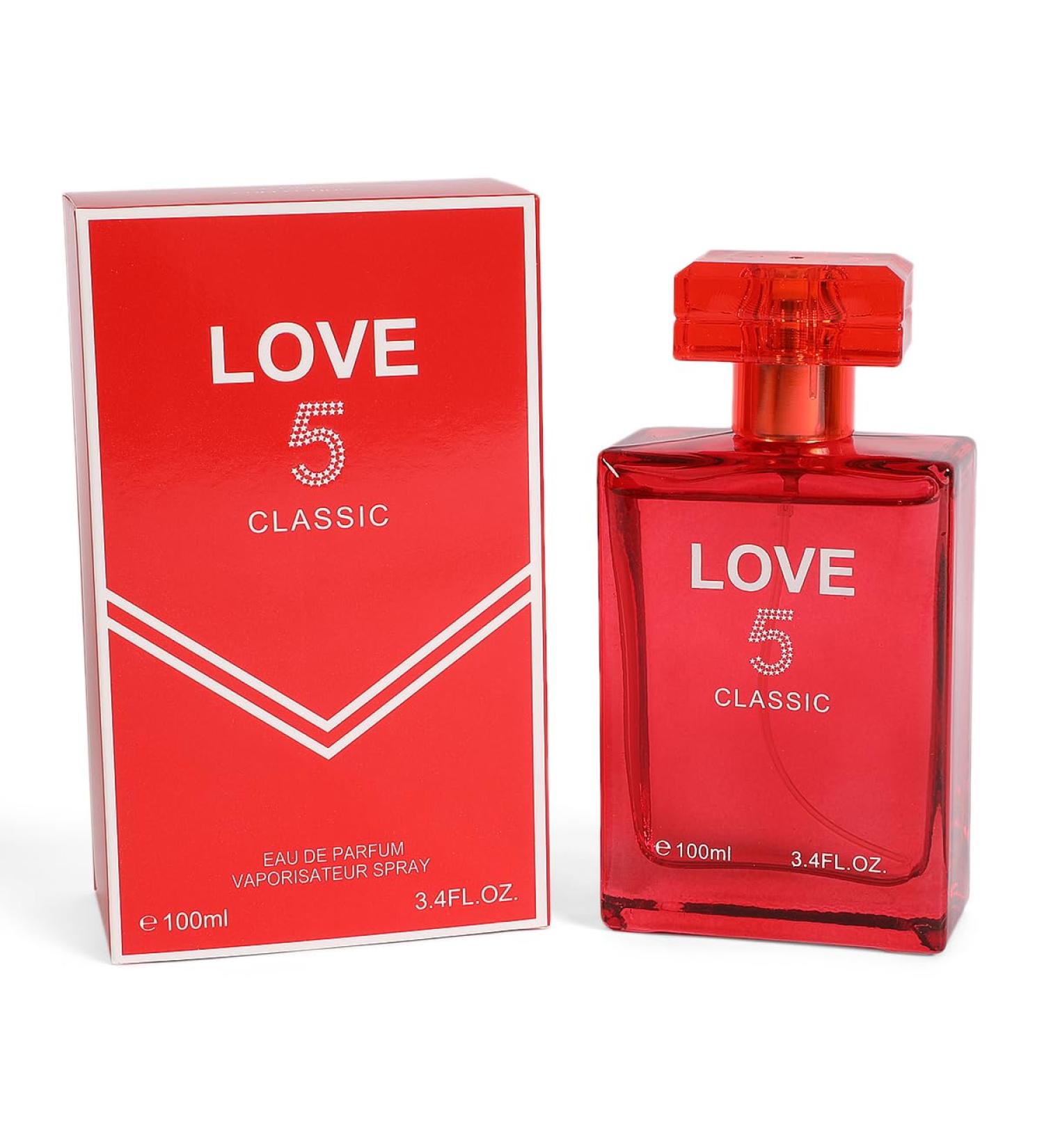 EBC PERFUME Classic Love 5 Red Spray Perfume - Eau De Parfum for Women - 3.4 fl.oz - Buy Online on GoSupps.com