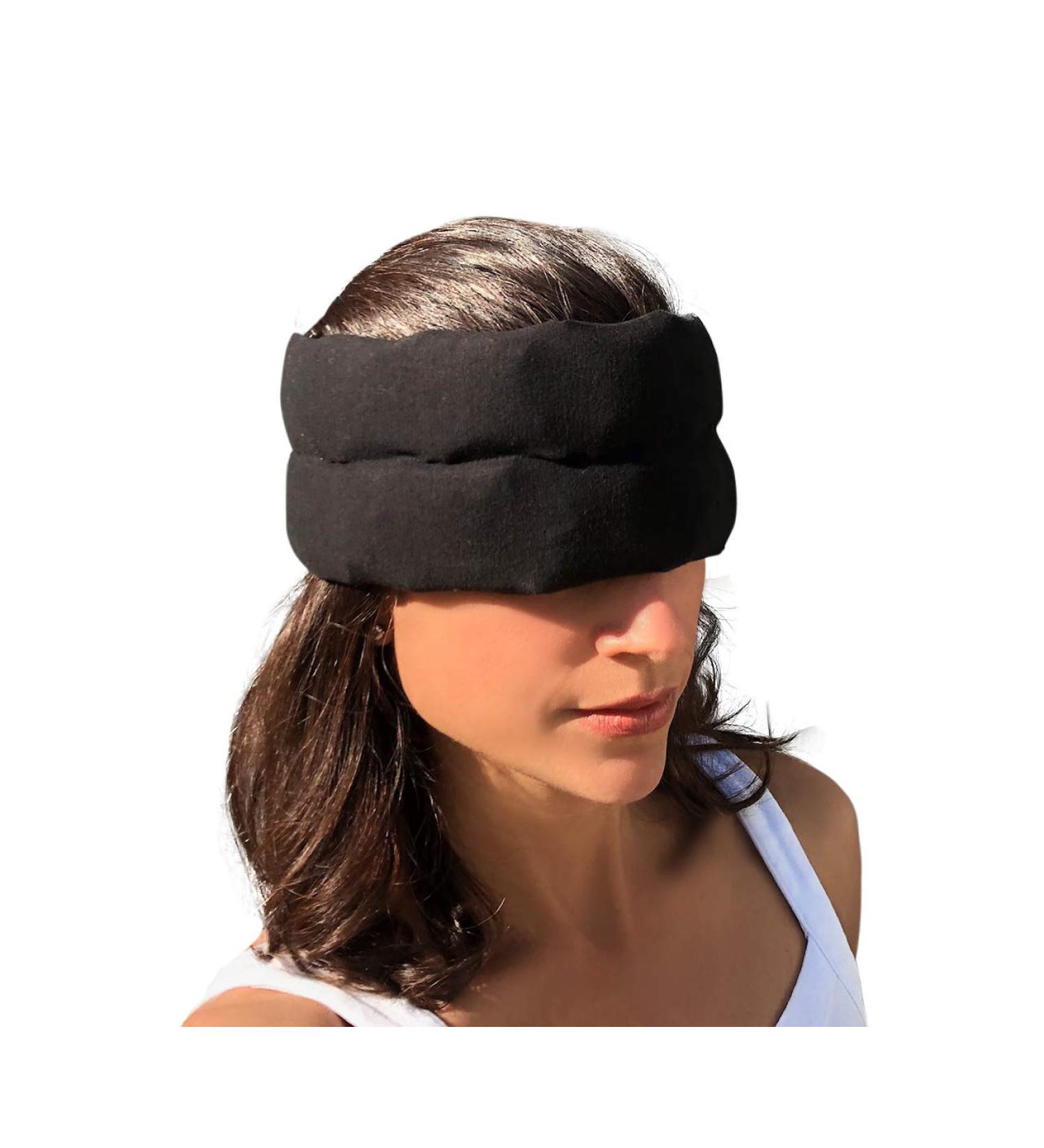 Halo Migraine Relief Hat - Soft Ice Pack Headband for Headaches - Long Lasting Cold Therapy - One Size, Black - Buy Online on GoSupps.com