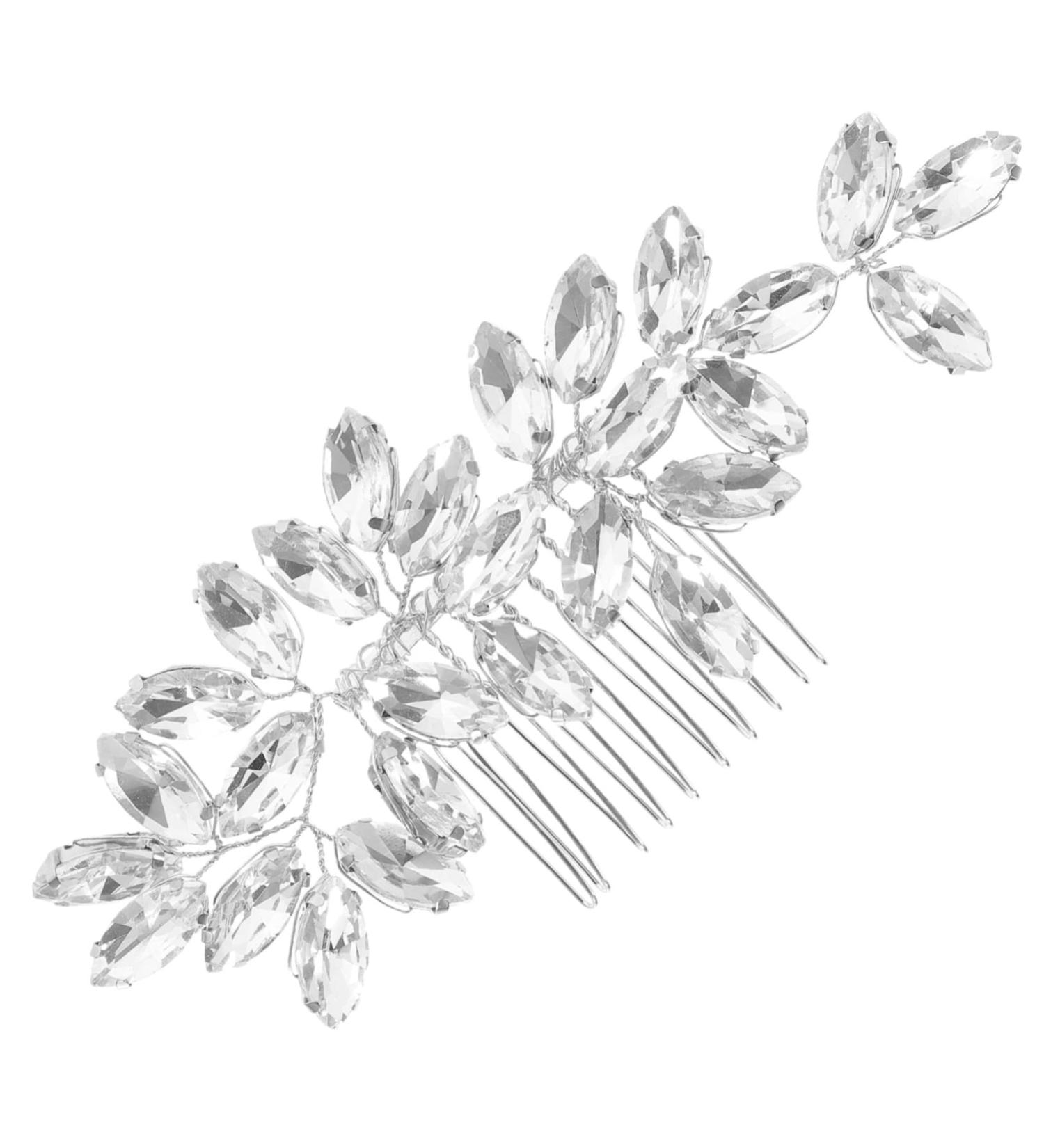 MAGICLULU Crystal Hair Accessories Bridal Hair Comb Decorative Hair Side Comb Hair Accessories for Wedding Rhinestone Hair Accessories Rhinestone Hair Comb for Bridal Wedding Bride Hair Comb - Buy Online on GoSupps.com