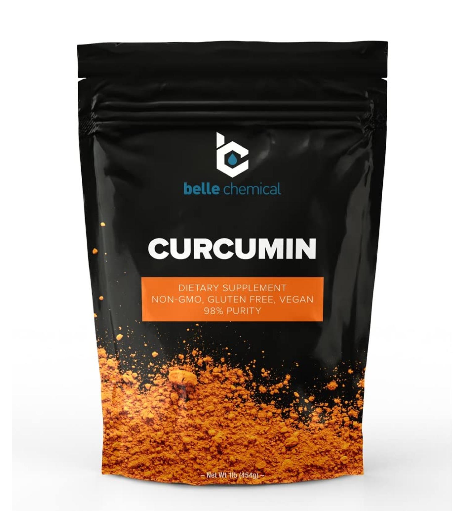 98% Pure Curcumin Powder (98% Curcuminoids) (1 Pound)