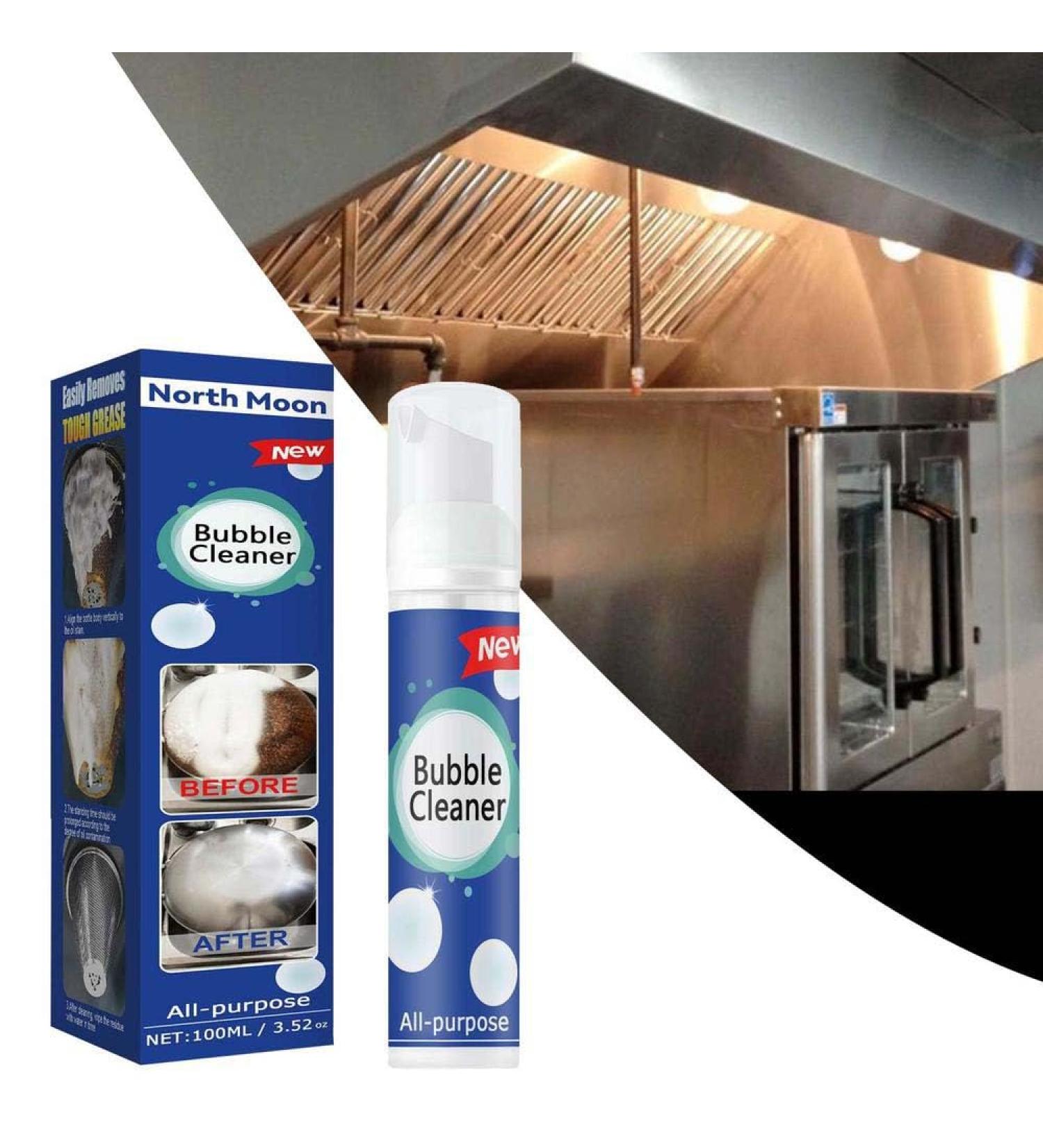Multipurpose Bubble Foam Cleaner Kitchen Cleaner Spray Oil Bubble Cleaner Foam Spray Multi Purpose Foam Cleaner (100 ml) 100.00 ml (Pack of 1) - Buy Online on GoSupps.com