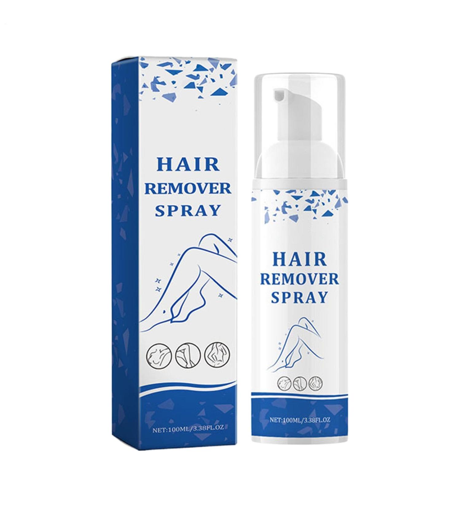  Mimoqk Hair Removal Spray Painless Depilatory Spray Moisturizing and Non-irritating Formula 100ml Face & Body Hair Remover for Men and Women Effective in Sensitive Skin - Buy Online on GoSupps.com