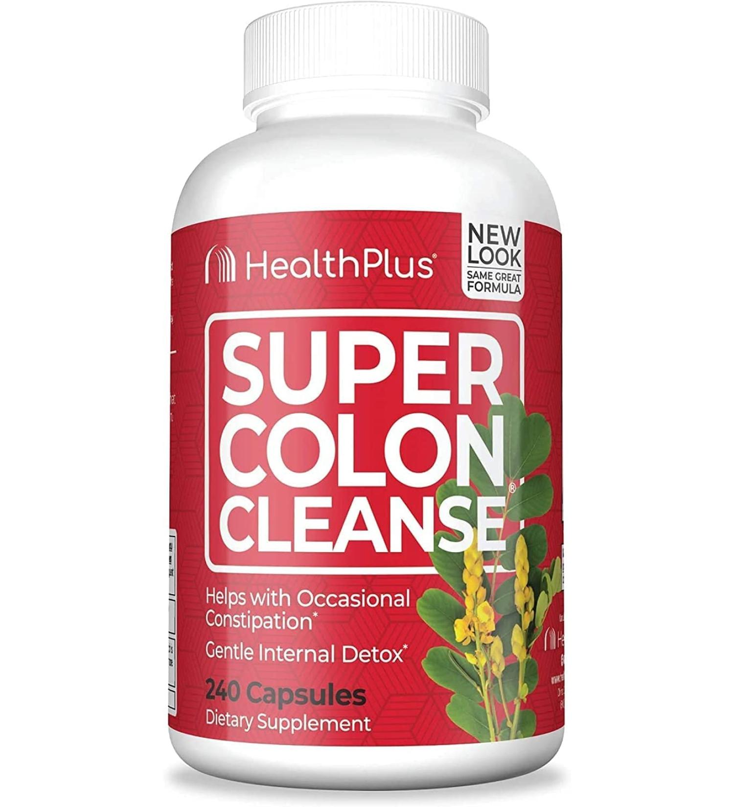 Health Plus Supr Cleanse+ Herbs & Acidophilus - 240 Capsules | Premium Detox & Digestive Support International Shipping - Buy Online on GoSupps.com