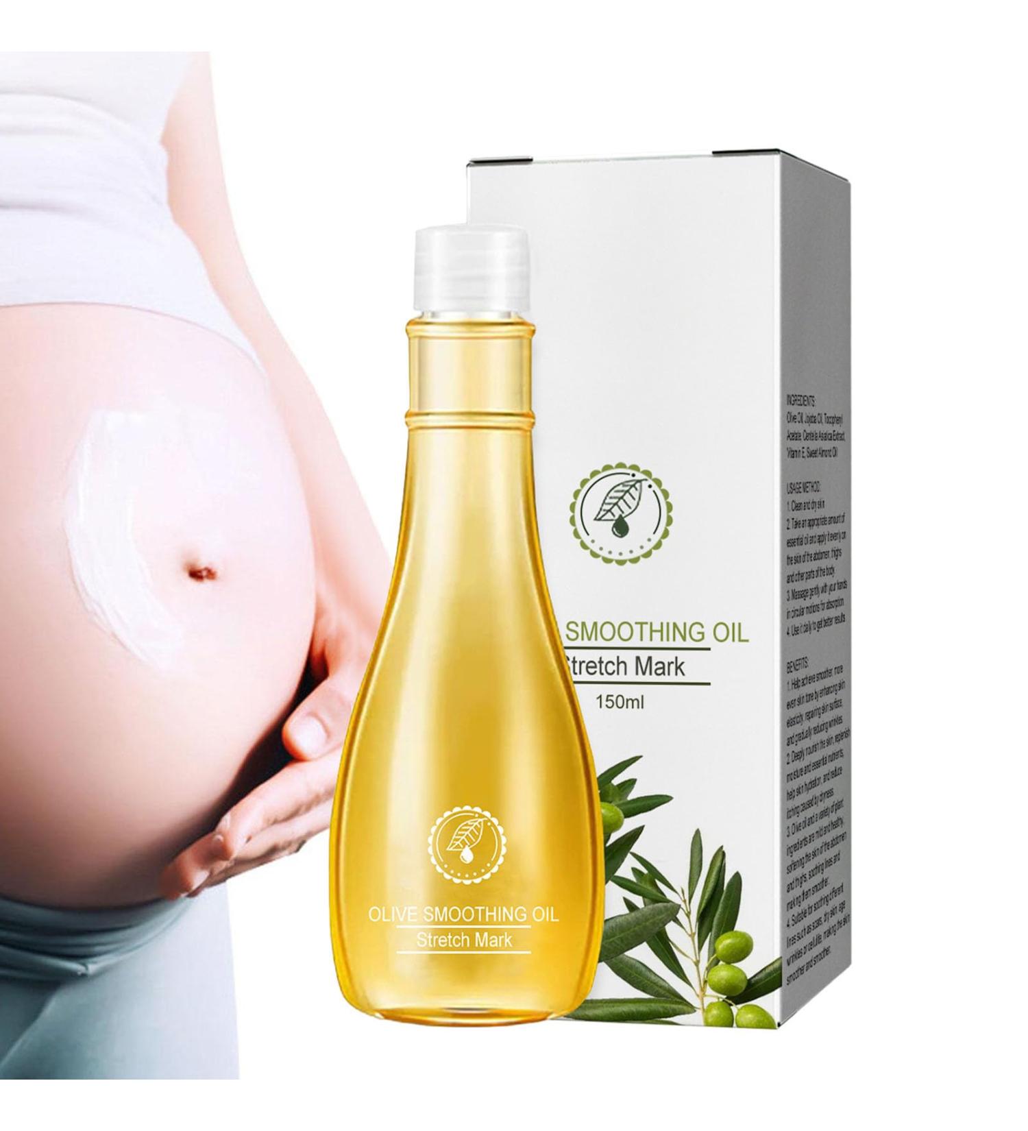 Oil to prevent stretch marks Olive Belly Oil 150 ml organic intensive firming nourishing pregnancy oil for pregnancy skin care Duqulle - Buy Online on GoSupps.com
