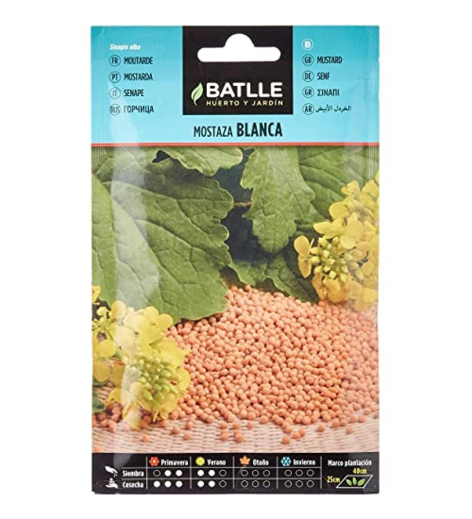 Semillas Batlle Batlle Aromatic Seeds - White Mustard Sinapis alba (10g) - Buy Online on GoSupps.com