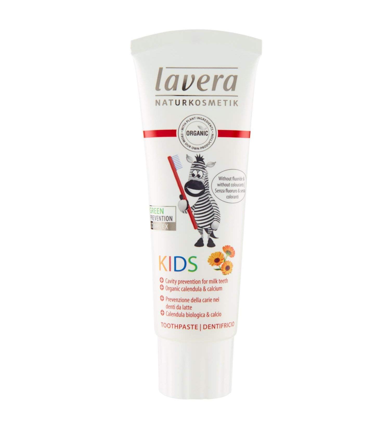 Lavera Fluoride-Free Kids Toothpaste 75ml - Natural Oral Care for Children - Buy Online on GoSupps.com