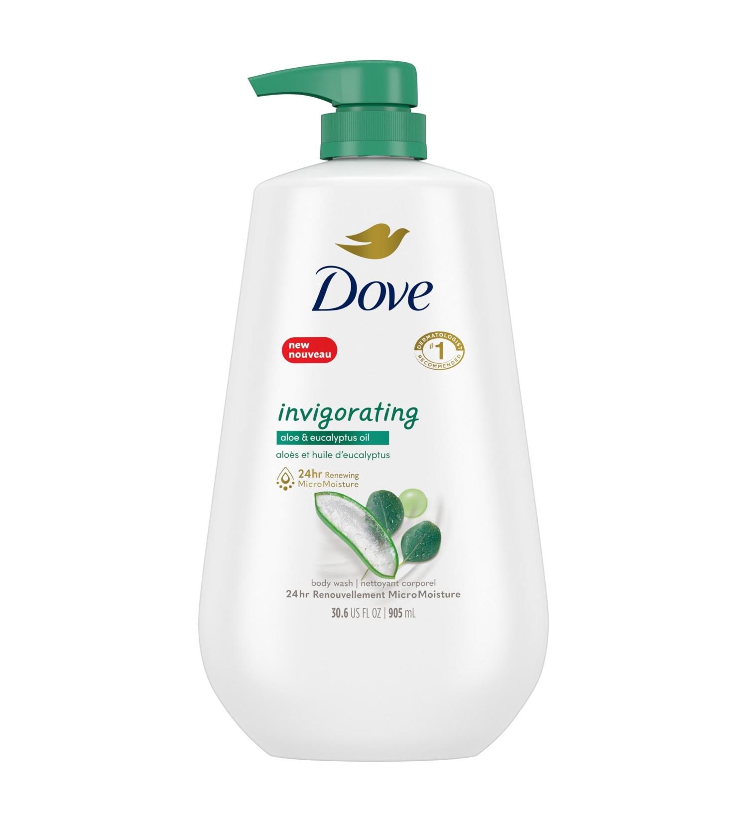Invigorating Body Wash with Aloe & Eucalyptus for Dry Skin - Refreshing 30.6 oz Formula | Shop Internationally - Buy Online on GoSupps.com