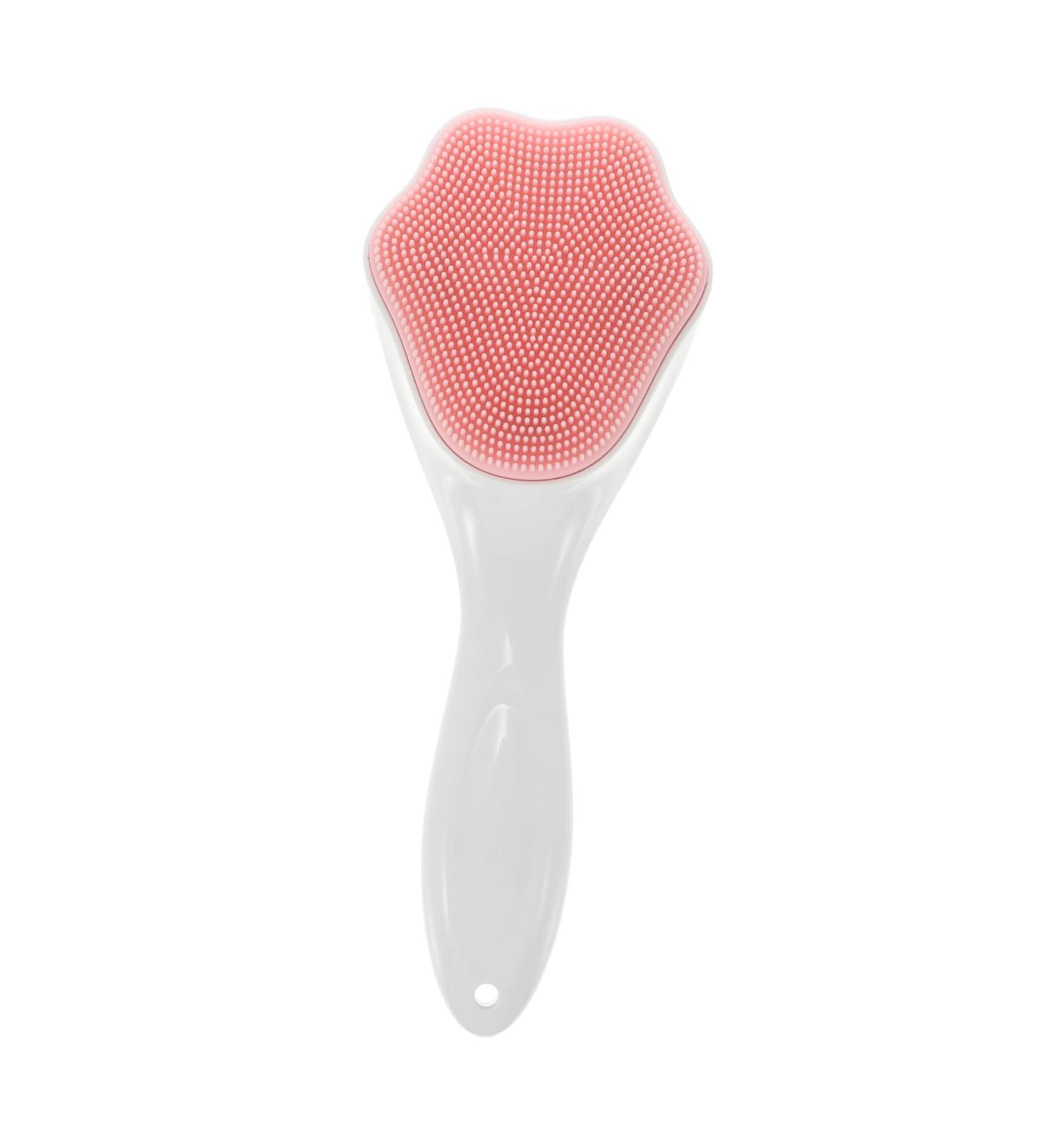 Didiseaon Silicone Face Brush Handle Face Brush Face Cleansing Brush Silicone Brush Cleansing Pads for Face Facial Cleansing Brush Handheld Silica Gel Pink Facial Cleanser 15.3x5.2cm Pink - Buy Online on GoSupps.com