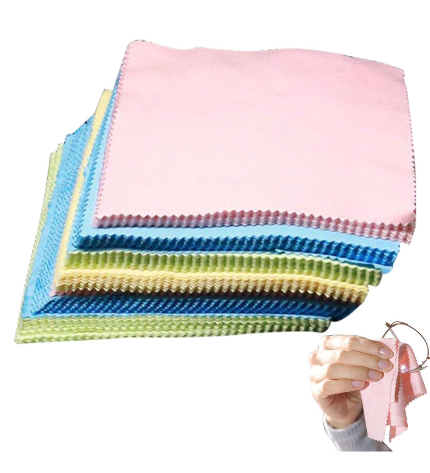 Pomrone Microfiber Cleaning Cloths - 100 Lint-Free Towels for Glasses Screens Cameras & Cell Phones - Buy Online on GoSupps.com