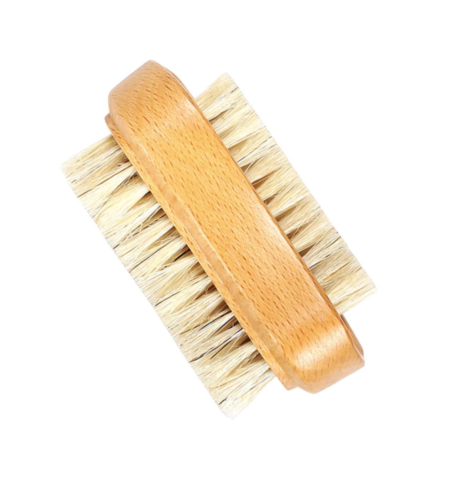 FRCOLOR Bristle Nail Nail scrubber stiff bristles Bristle Brush double sided for cleaning toe cleaning brush cleaner brush Manicure Brush Cleaning Tool Wooden foot wash Brush - Buy Online on GoSupps.com